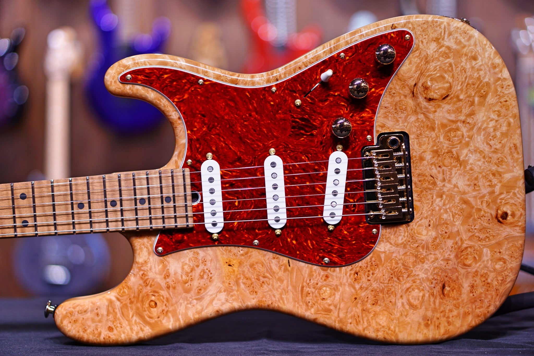 Suhr custom Classic Burl maple natural JS0T3W - HIENDGUITAR SUHR GUITAR