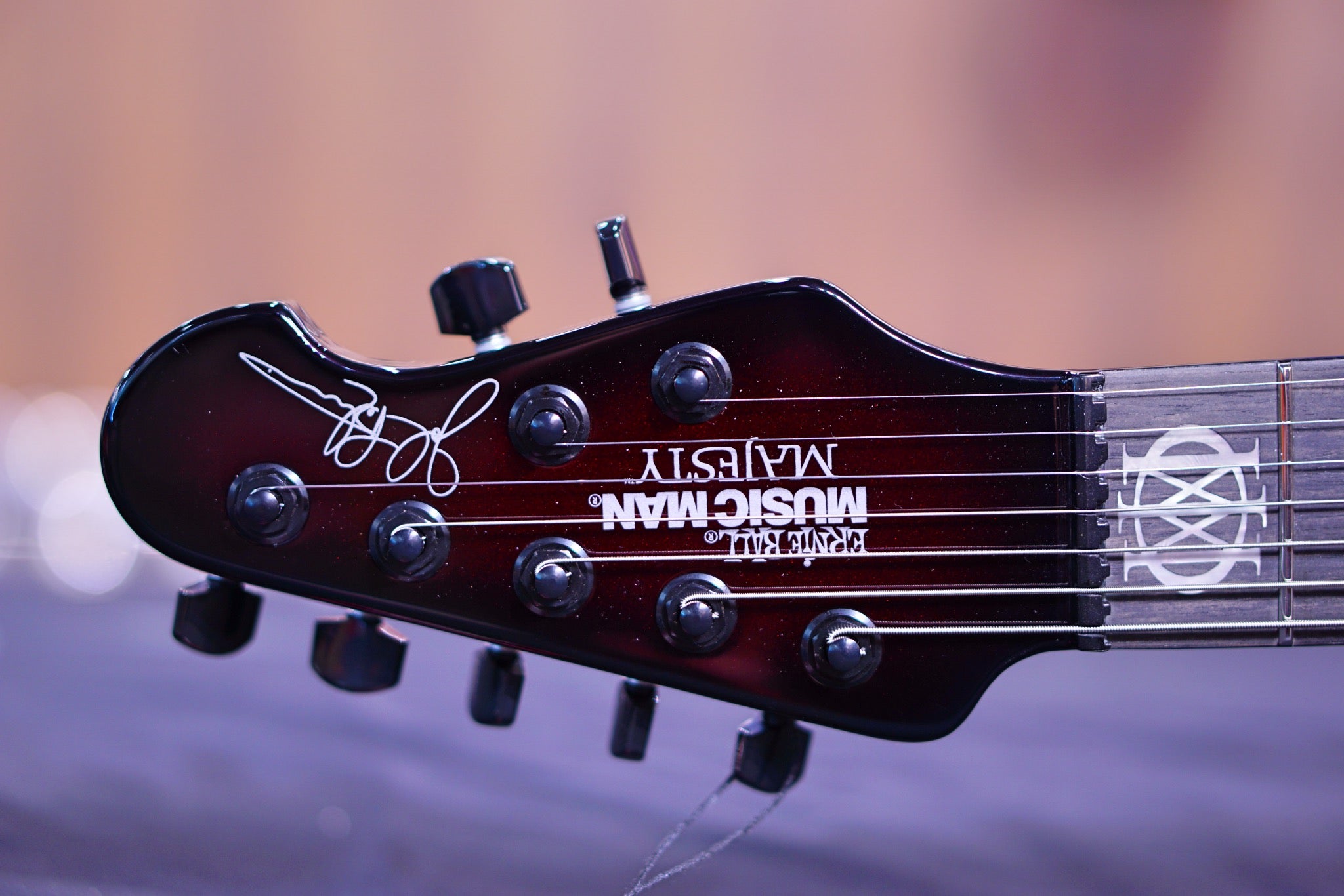 Ernie Ball Music Man John Petrucci Majesty 7 Lava Flow M014875 - HIENDGUITAR Musicman GUITAR