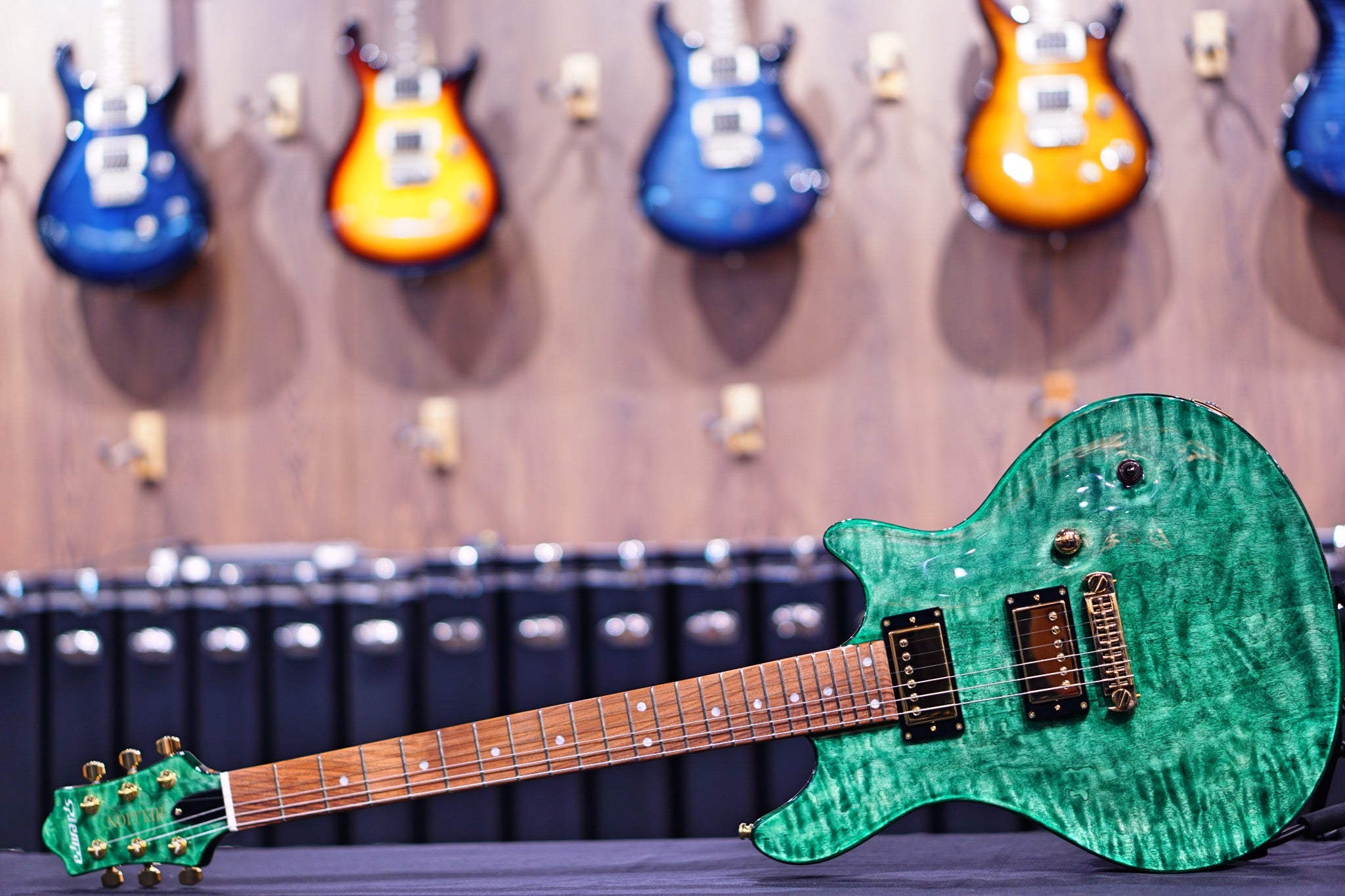 ESP Edwards the GazettE M green ED2020224 - HIENDGUITAR EDWARDS GUITAR