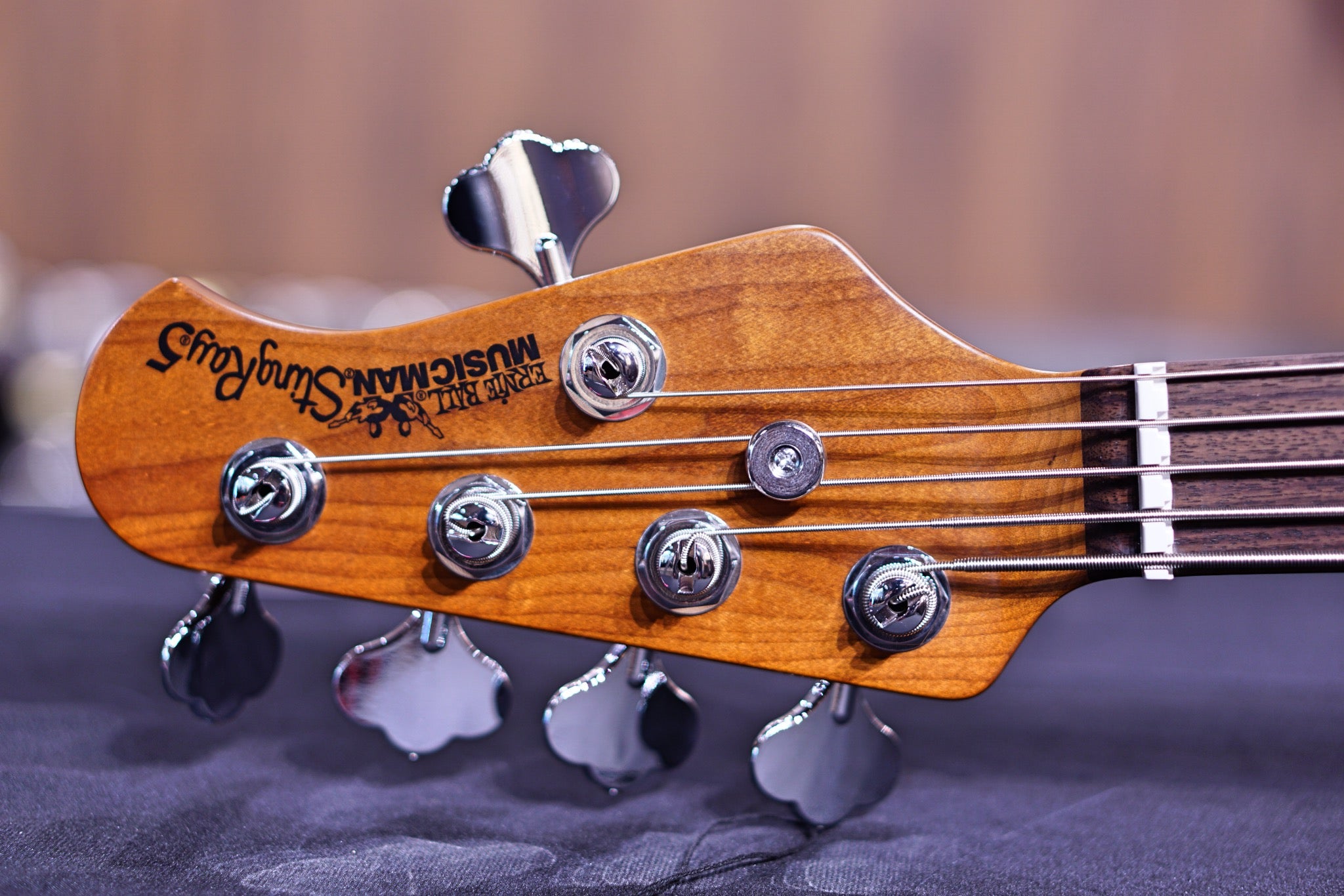 Ernie Ball Music Man StingRay Special 5 H Bass Guitar - Burnt Ends with Rosewood Fingerboard F95728 - HIENDGUITAR Musicman bass