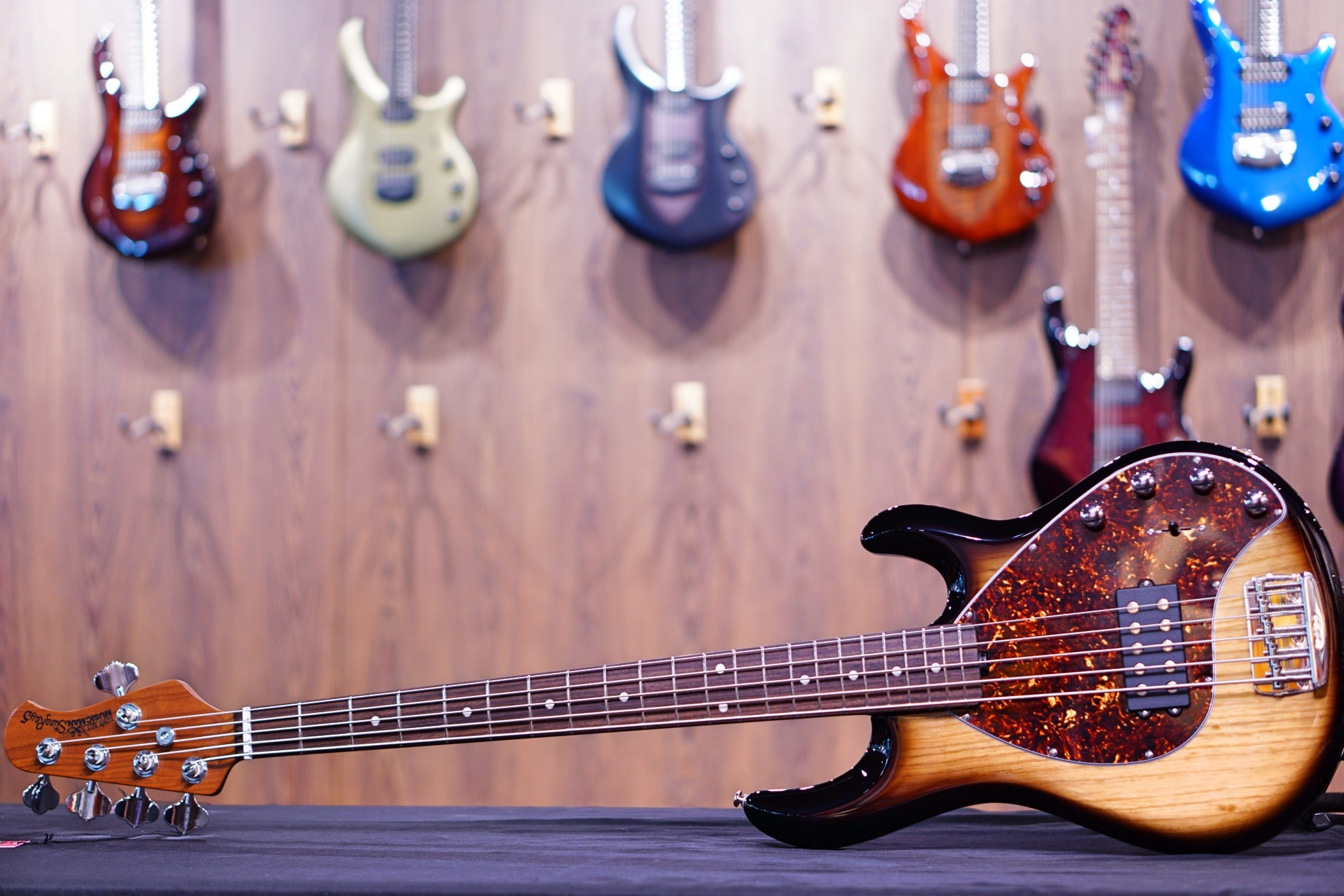 Ernie Ball Music Man StingRay Special 5 H Bass Guitar - Burnt Ends with Rosewood Fingerboard F95728 - HIENDGUITAR Musicman bass