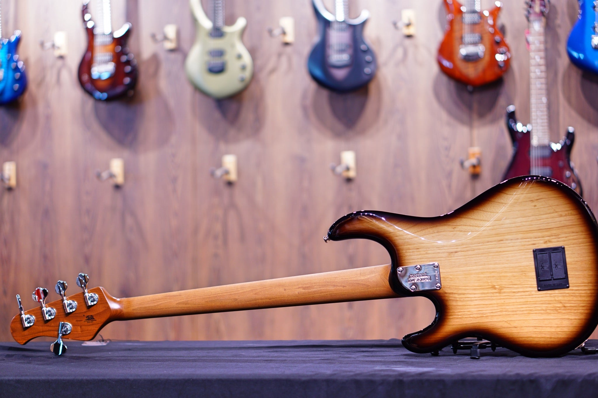 Ernie Ball Music Man StingRay Special 5 H Bass Guitar - Burnt Ends with Rosewood Fingerboard F95728 - HIENDGUITAR Musicman bass