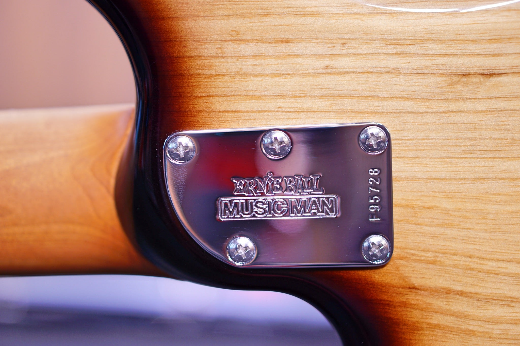 Ernie Ball Music Man StingRay Special 5 H Bass Guitar - Burnt Ends with Rosewood Fingerboard F95728 - HIENDGUITAR Musicman bass