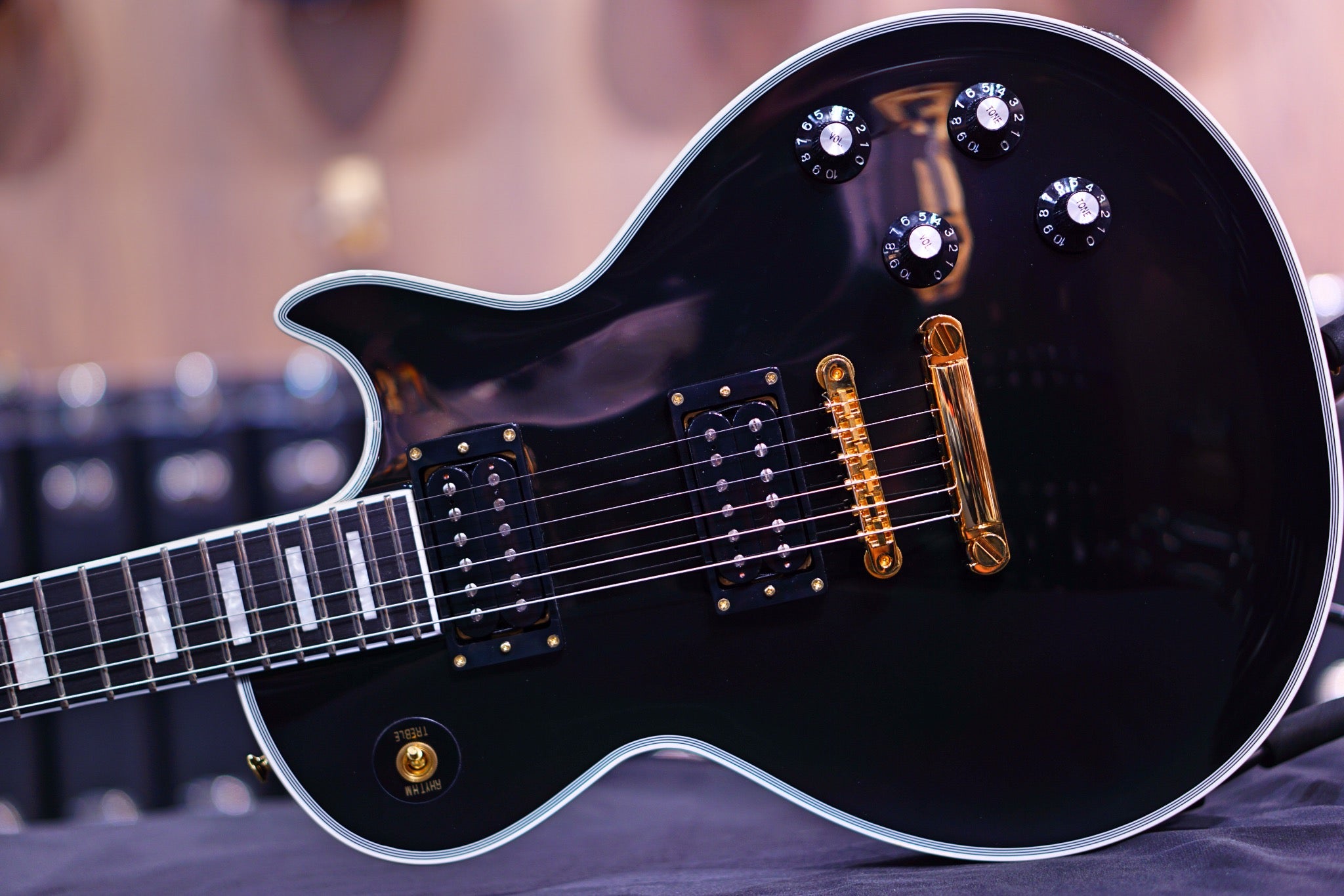 ESP Edwards E-LPC black beauty ED9600224 - HIENDGUITAR EDWARDS GUITAR