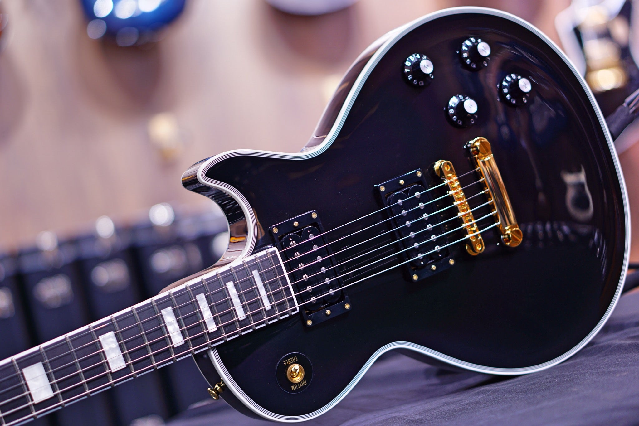 ESP Edwards E-LPC black beauty ED9600224 - HIENDGUITAR EDWARDS GUITAR