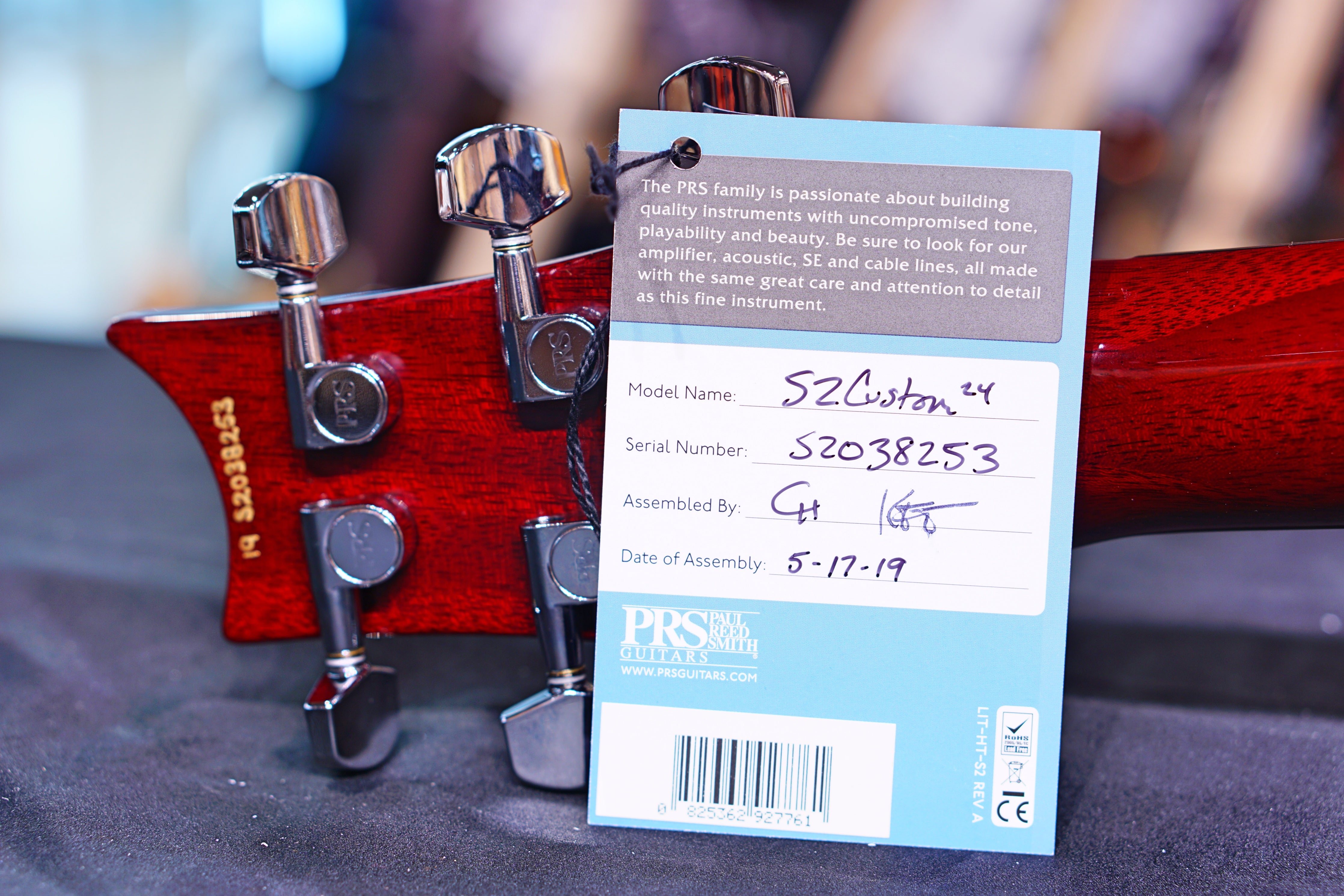 PRS S2 Custom 24 Tobacco Wrap Burst 19 s2038253 - HIENDGUITAR PRS GUITAR