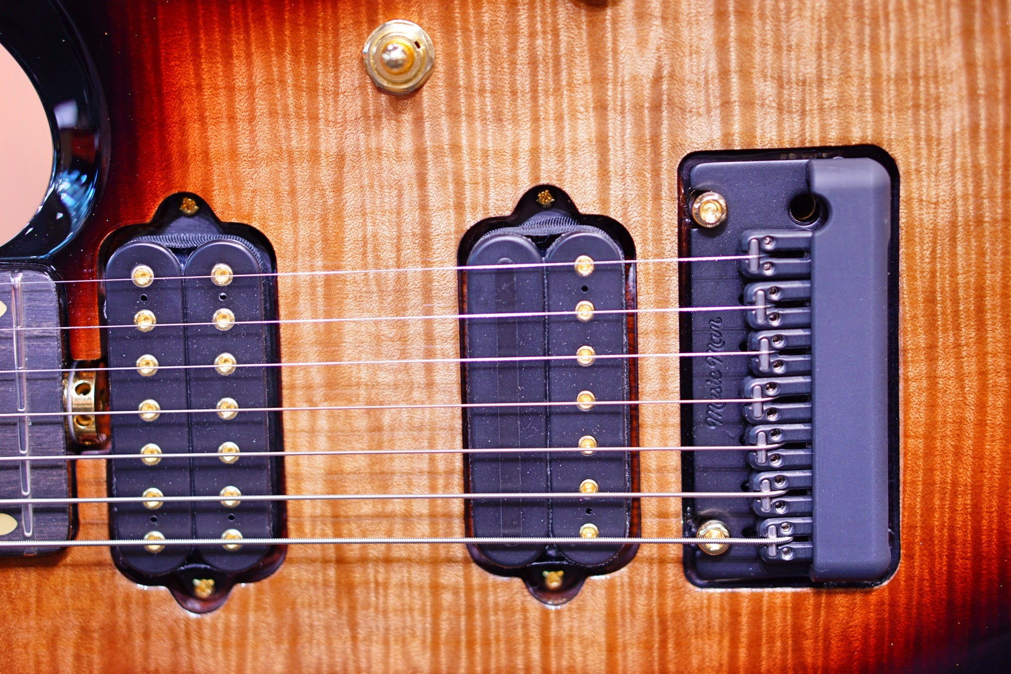 Ernie Ball Music Man JP7 20th Anniversary Honey Butter Burst John Petrucci f96522 - HIENDGUITAR Musicman GUITAR