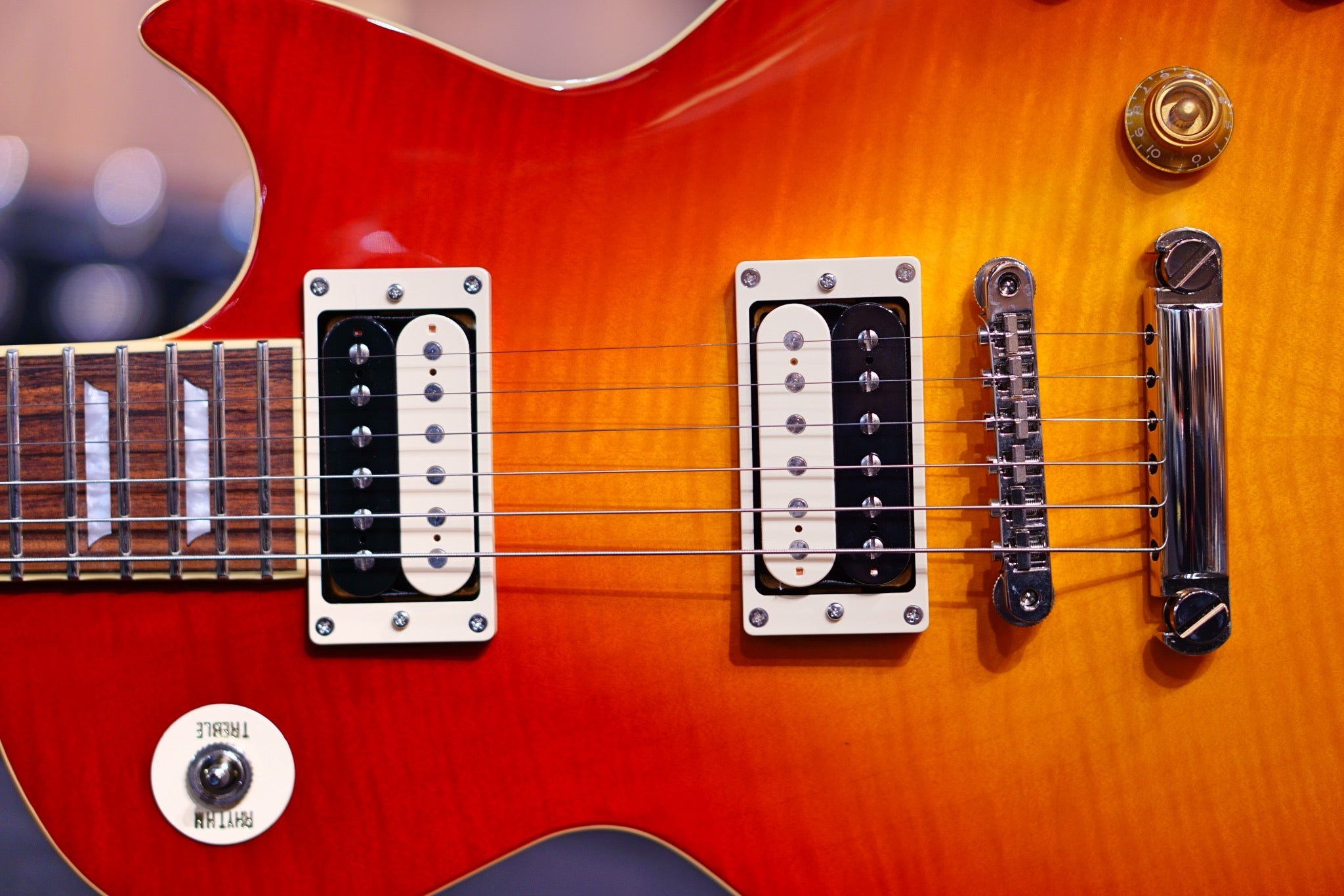 ESP Edwards Les Paul Cherry Sunburst ED2209357P - HIENDGUITAR EDWARDS GUITAR