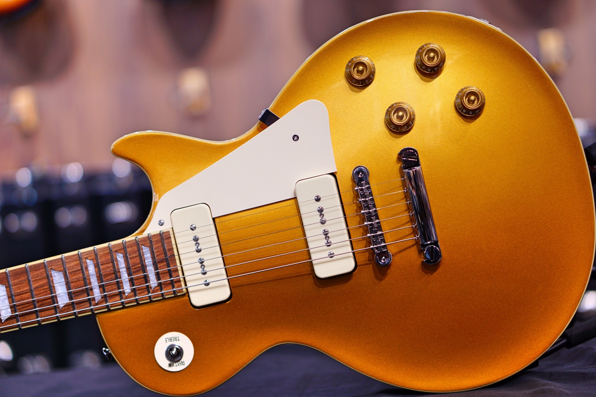 ESP Edwards E-LP-125SD/P soapbar Gold Top ED2210459P - HIENDGUITAR EDWARDS GUITAR