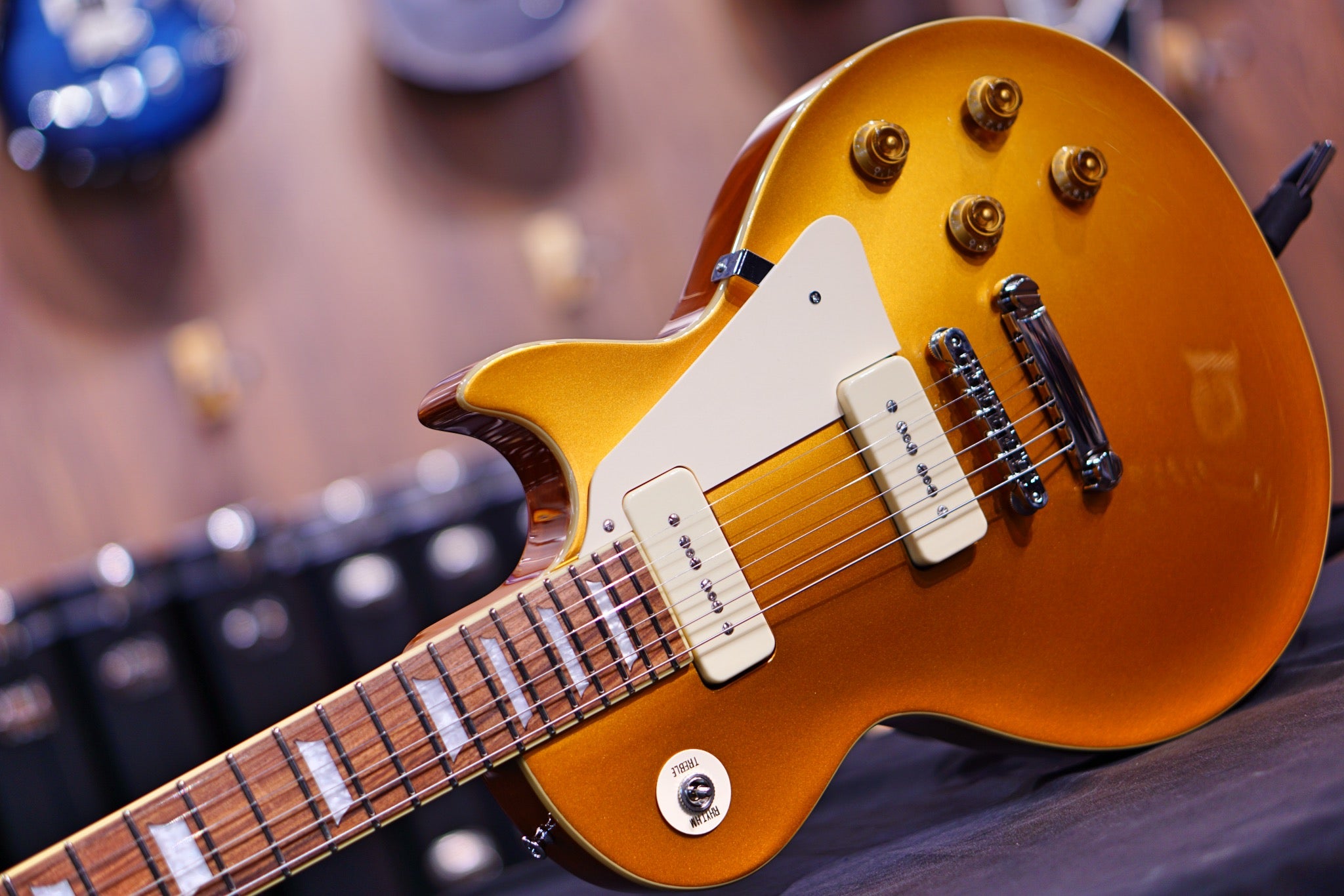 ESP Edwards E-LP-125SD/P soapbar Gold Top ED2210459P - HIENDGUITAR EDWARDS GUITAR