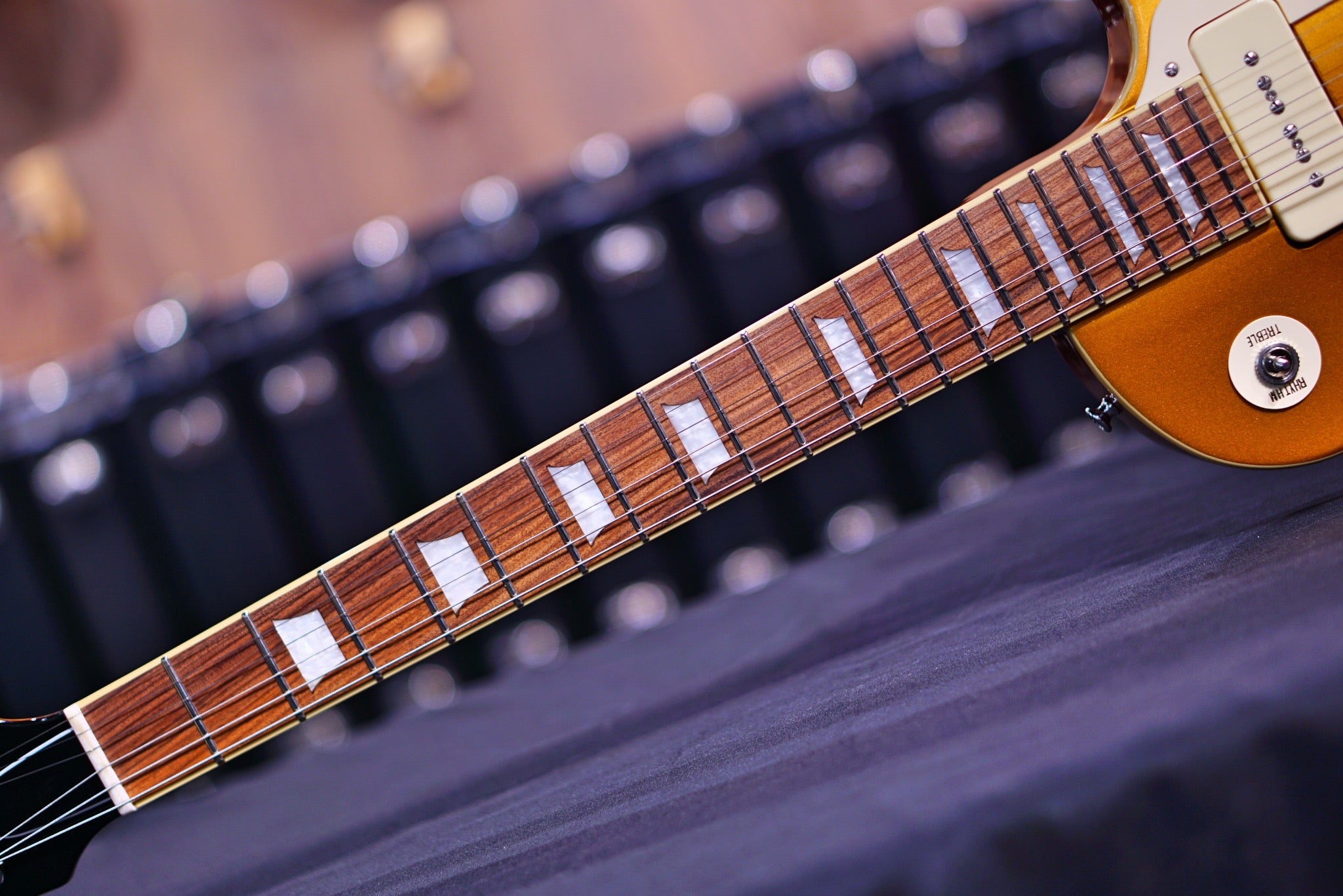 ESP Edwards E-LP-125SD/P soapbar Gold Top ED2210459P - HIENDGUITAR EDWARDS GUITAR