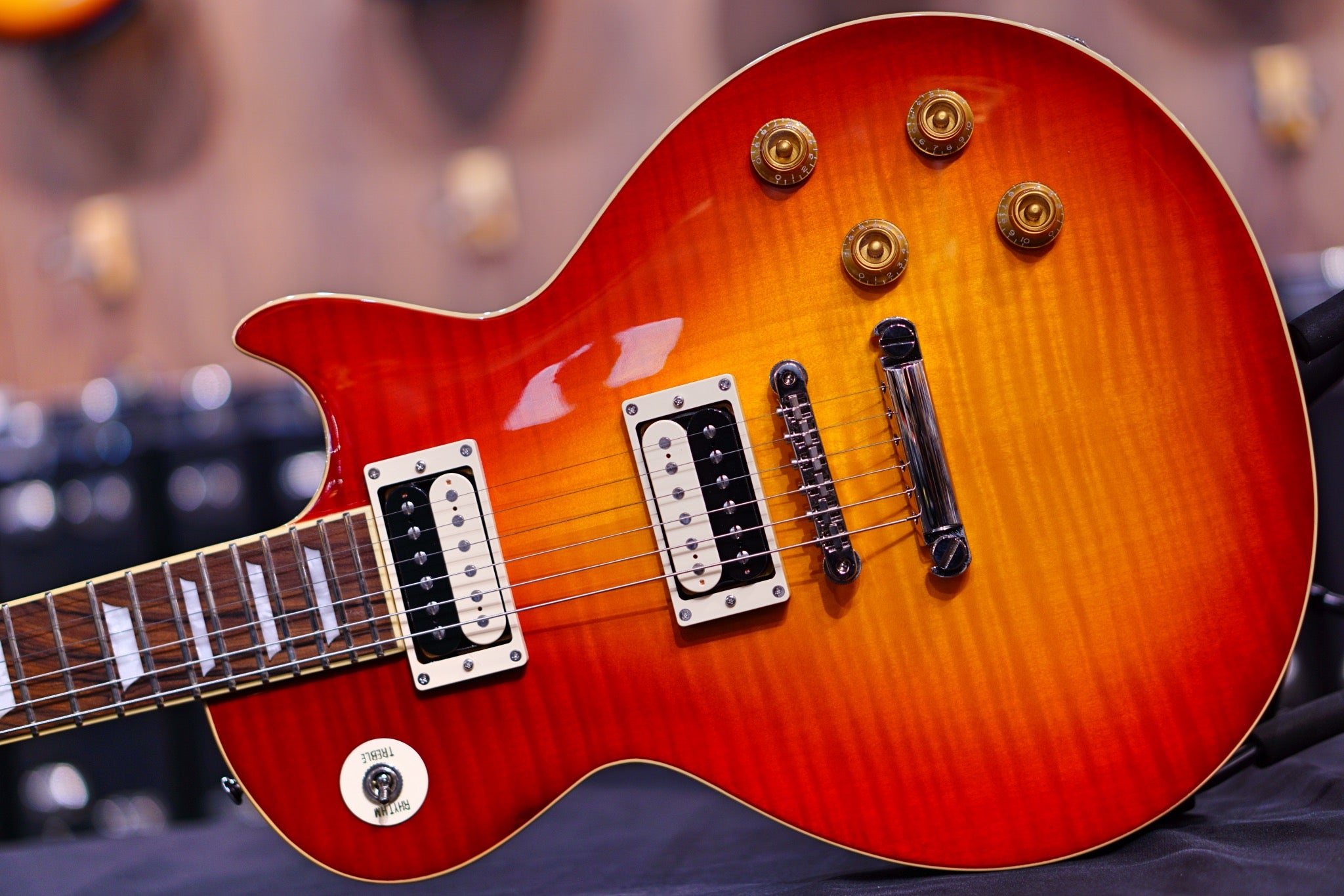 ESP Edwards Les Paul Cherry Sunburst ED9510224 - HIENDGUITAR EDWARDS GUITAR