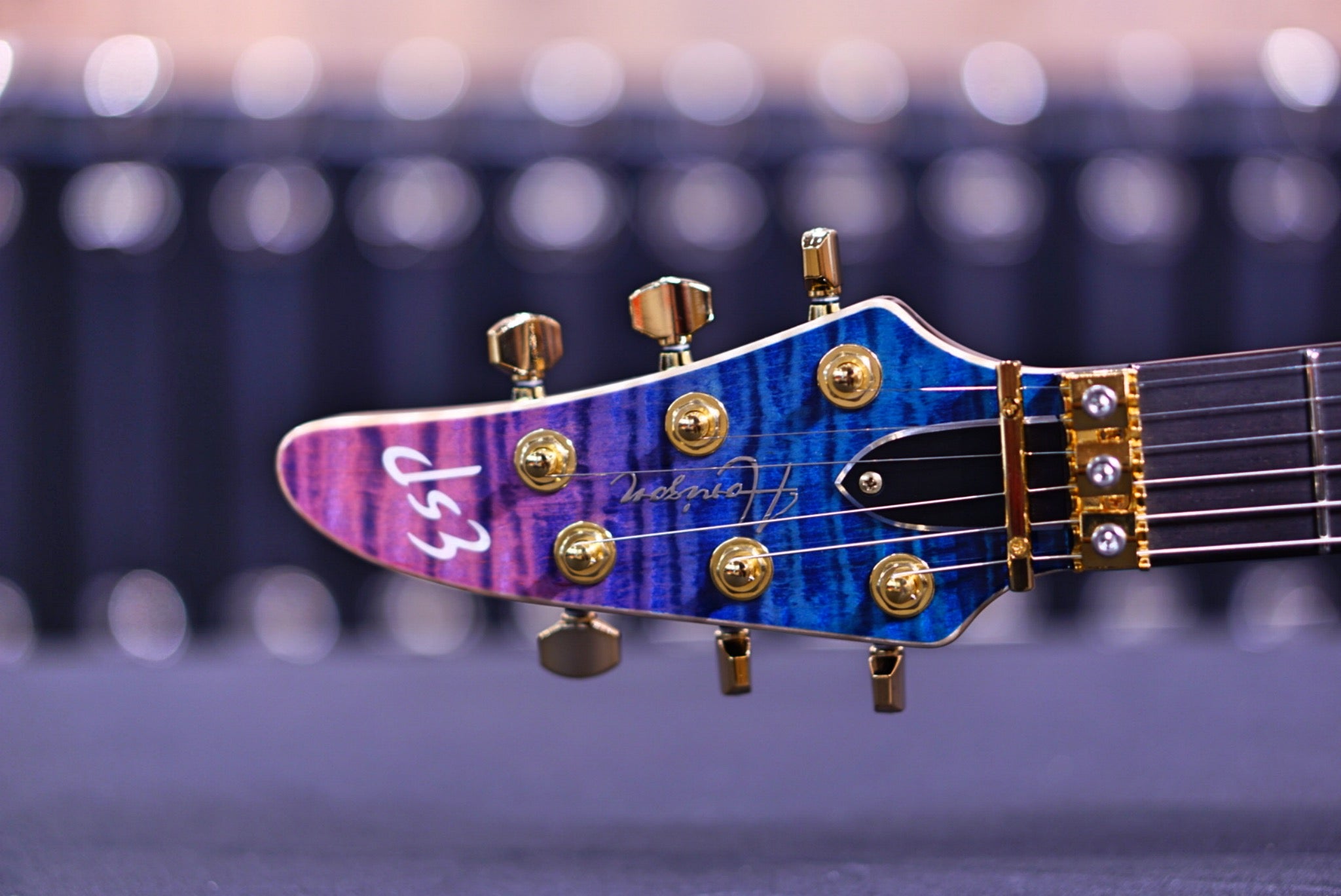 ESP Horizon FR CTM See Thru Pink-Purple Gradation E0921212 - HIENDGUITAR ESP GUITAR