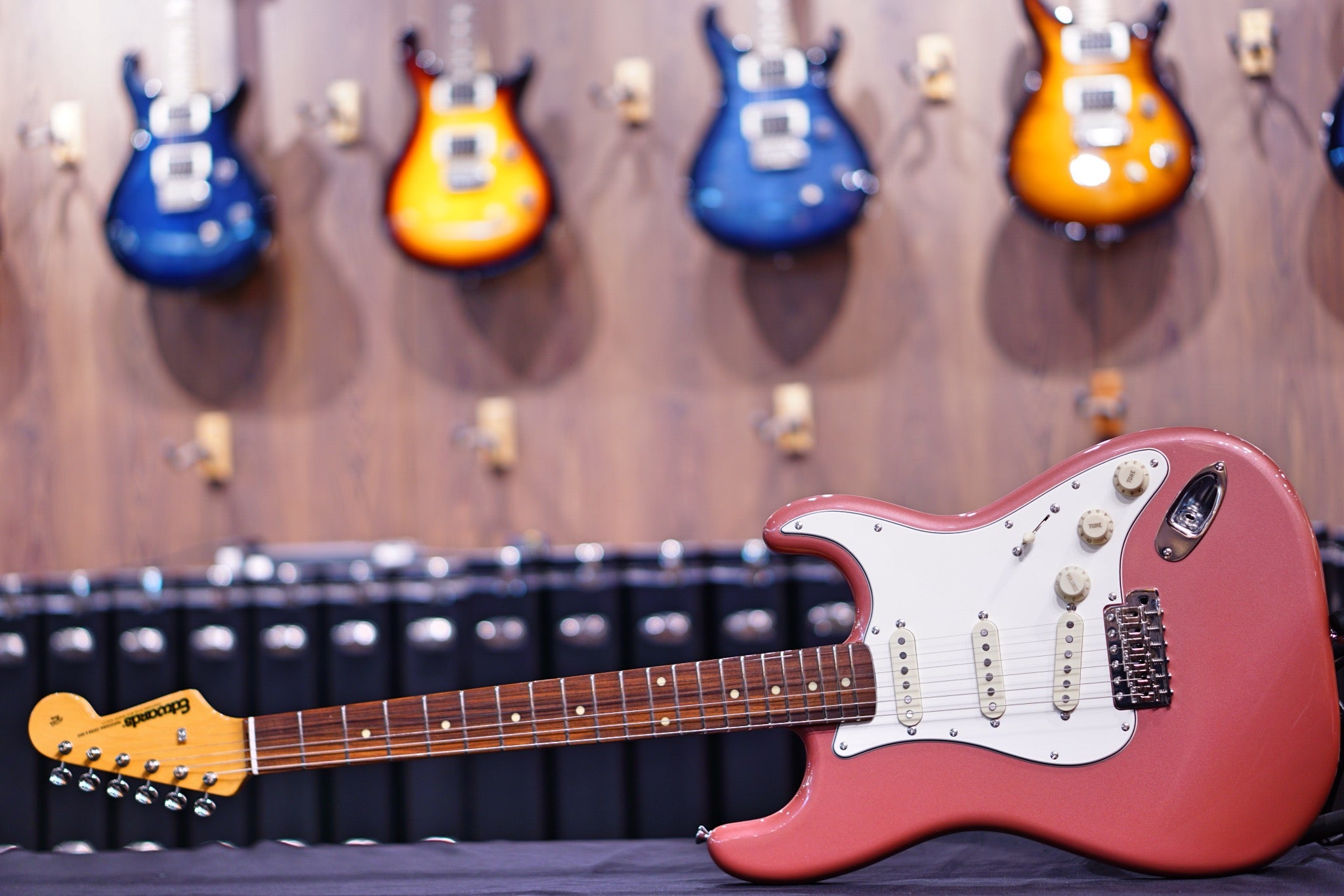 ESP Edwards E-ST-125ALPF Burgundy mist ED5130224 - HIENDGUITAR EDWARDS guitar