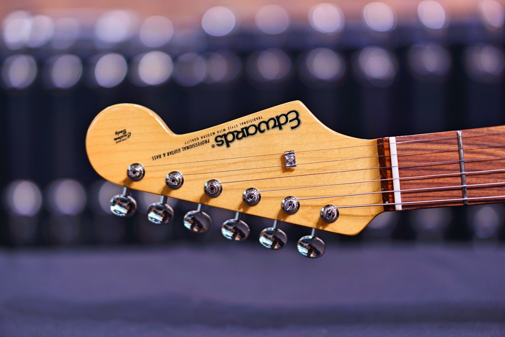 ESP Edwards E-ST-125ALPF Sonic blue ED2151378P - HIENDGUITAR EDWARDS guitar