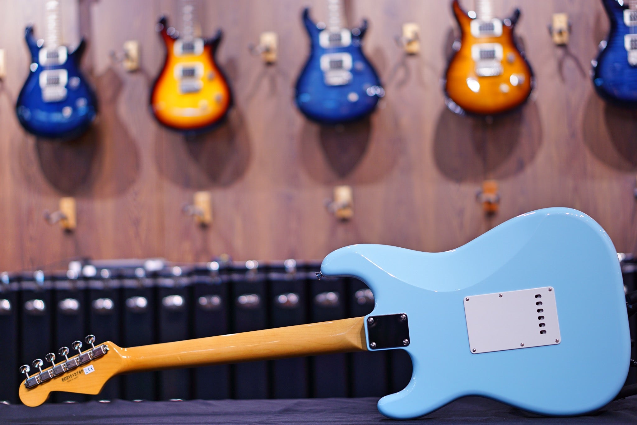 ESP Edwards E-ST-125ALPF Sonic blue ED2151378P - HIENDGUITAR EDWARDS guitar