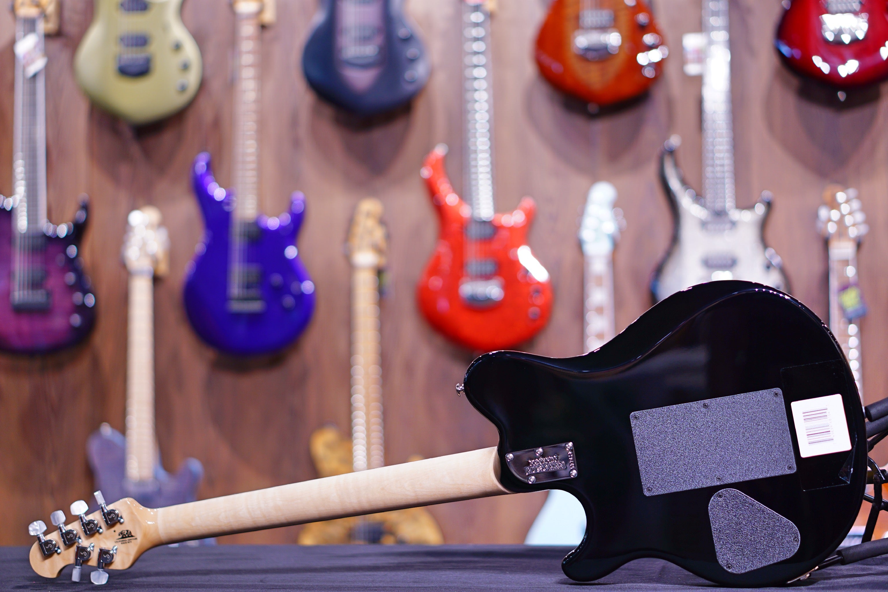 Ernie Ball Music Man Axis - Natural Gloss Flame - Rosewood Matching Headstock G97412 - HIENDGUITAR Musicman GUITAR