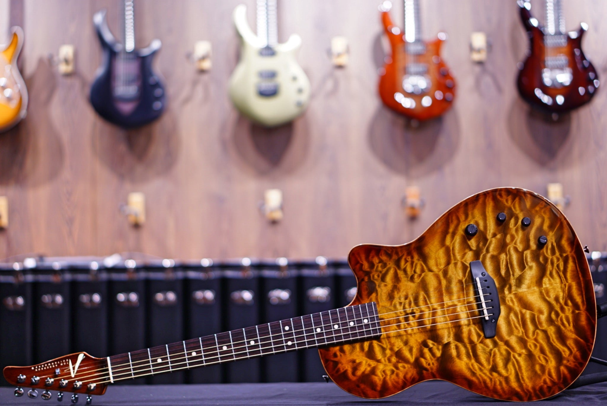 Anderson Crowdster Light Tiger Eye Burst 05-10-22P - HIENDGUITAR Anderson GUITAR