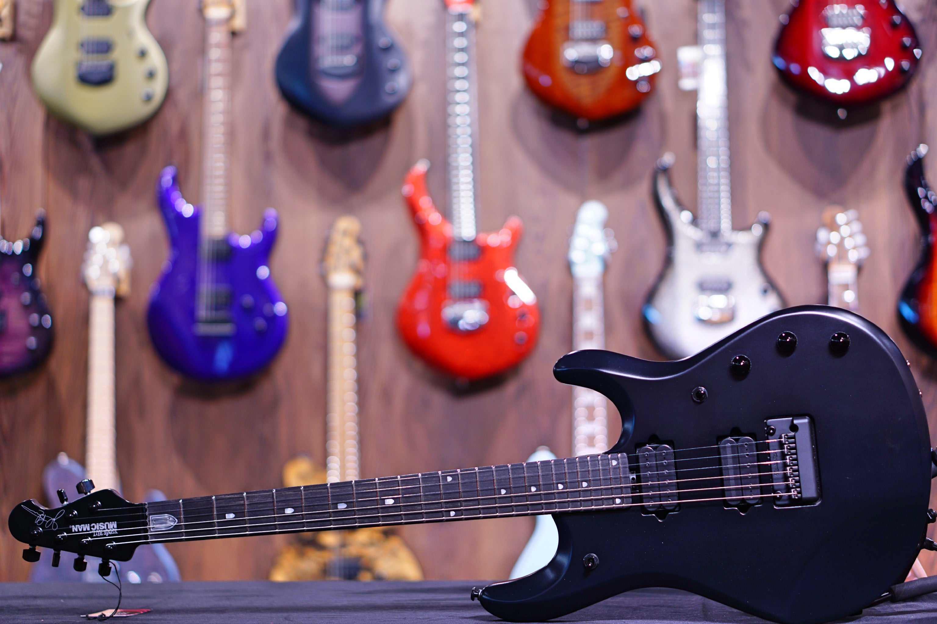 Ernie Ball Music Man John Petrucci 6 - Stealth Black G92609 - HIENDGUITAR Musicman GUITAR