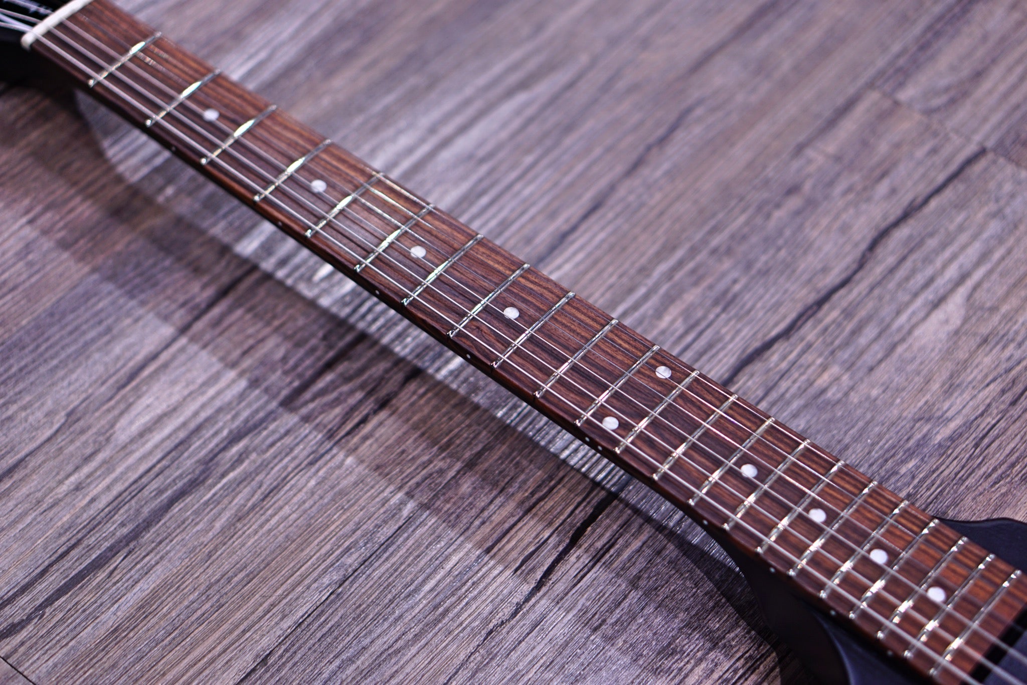 ESP Edwards E-FV-125D Satin Cloudy Black ED2206285P - HIENDGUITAR EDWARDS GUITAR