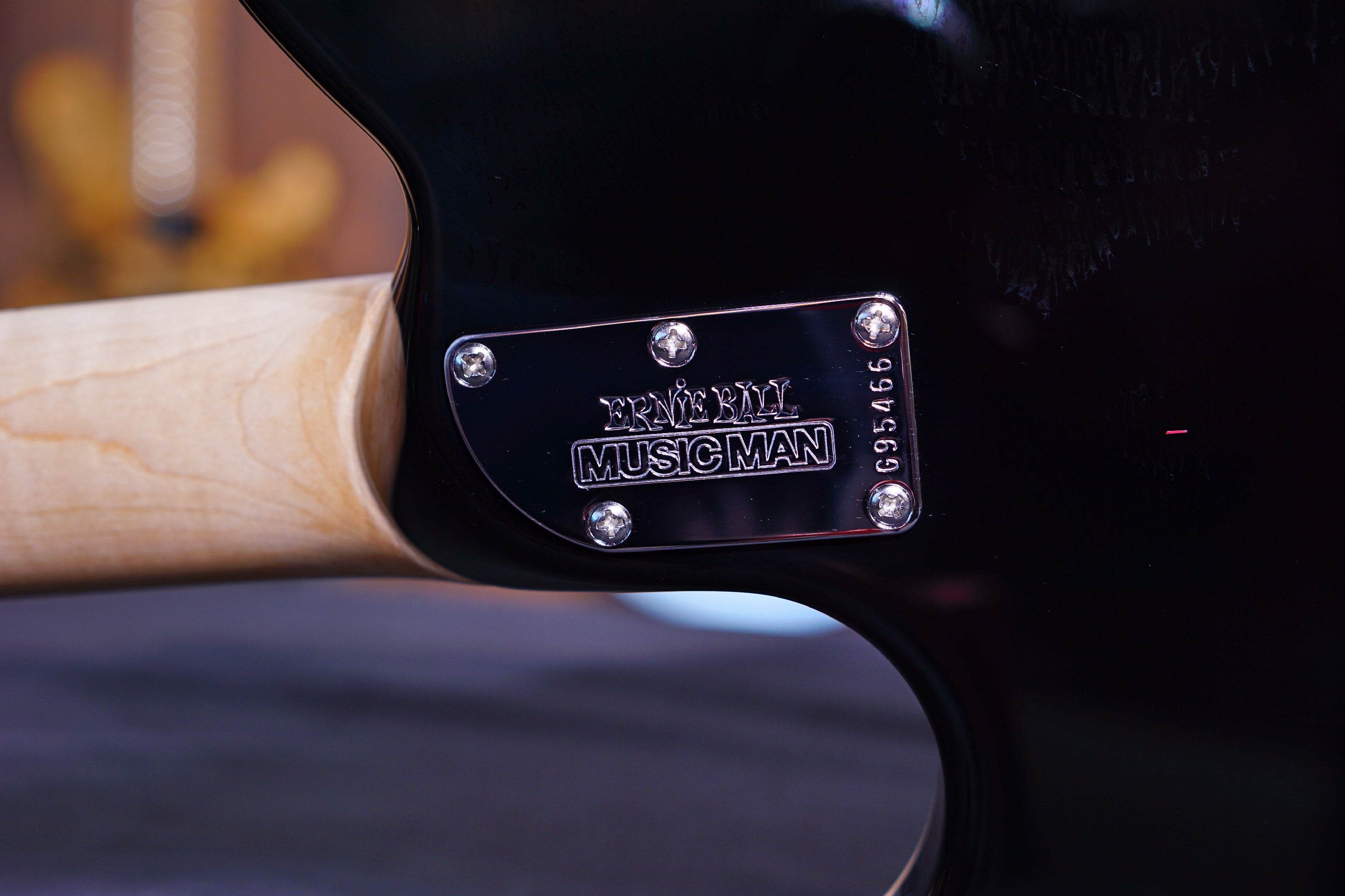 Ernie Ball Music Man Axis Super Sport HH STD - Balboa Blue Flame - Maple Matching Headstock G95466 - HIENDGUITAR Musicman GUITAR