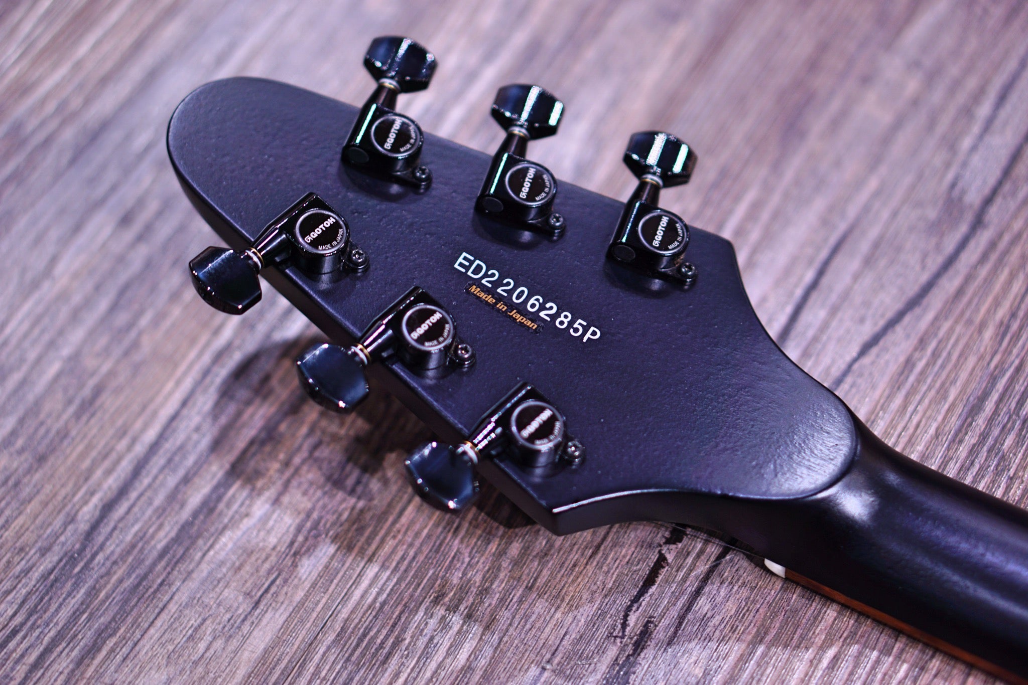 ESP Edwards E-FV-125D Satin Cloudy Black ED2206285P - HIENDGUITAR EDWARDS GUITAR