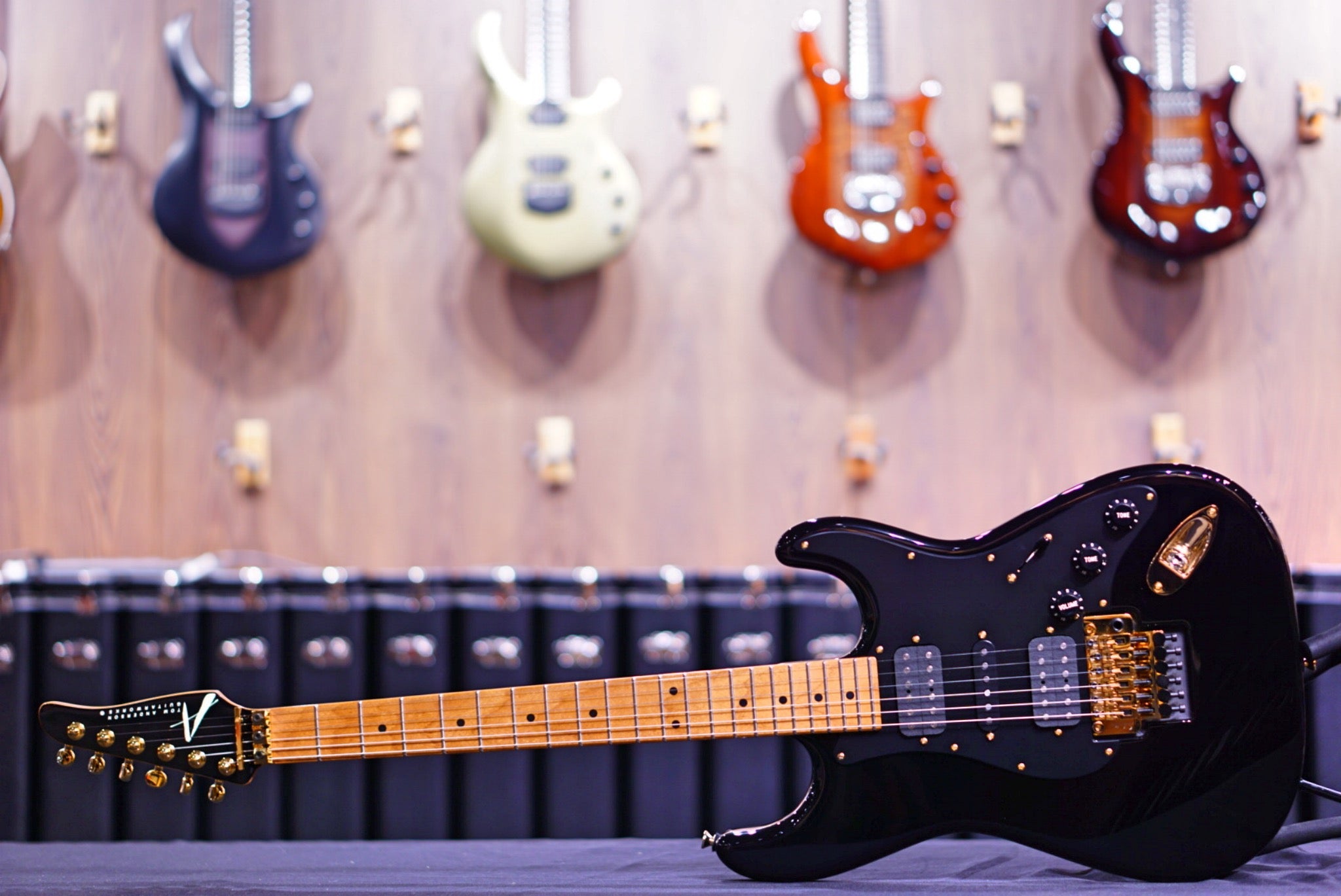 Anderson Icon Classic Black 05-04-22P - HIENDGUITAR Anderson GUITAR