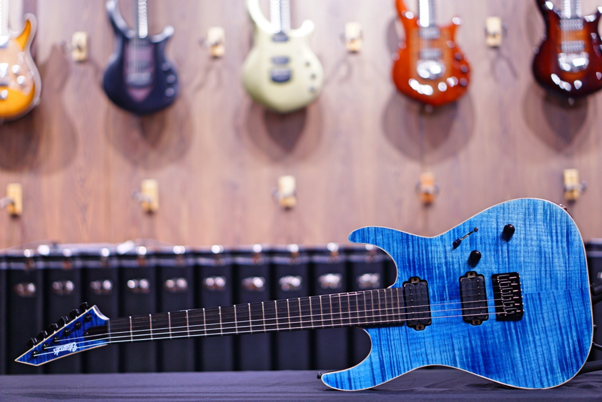 Edwards E-M-II CTM Denim Blue ED2204170 - HIENDGUITAR EDWARDS GUITAR