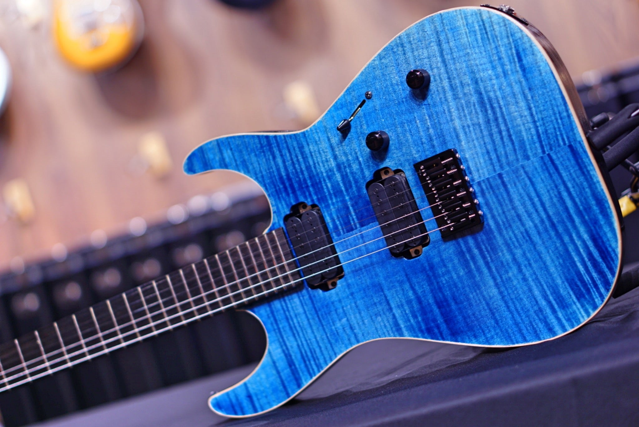 Edwards E-M-II CTM Denim Blue ED2204170 - HIENDGUITAR EDWARDS GUITAR