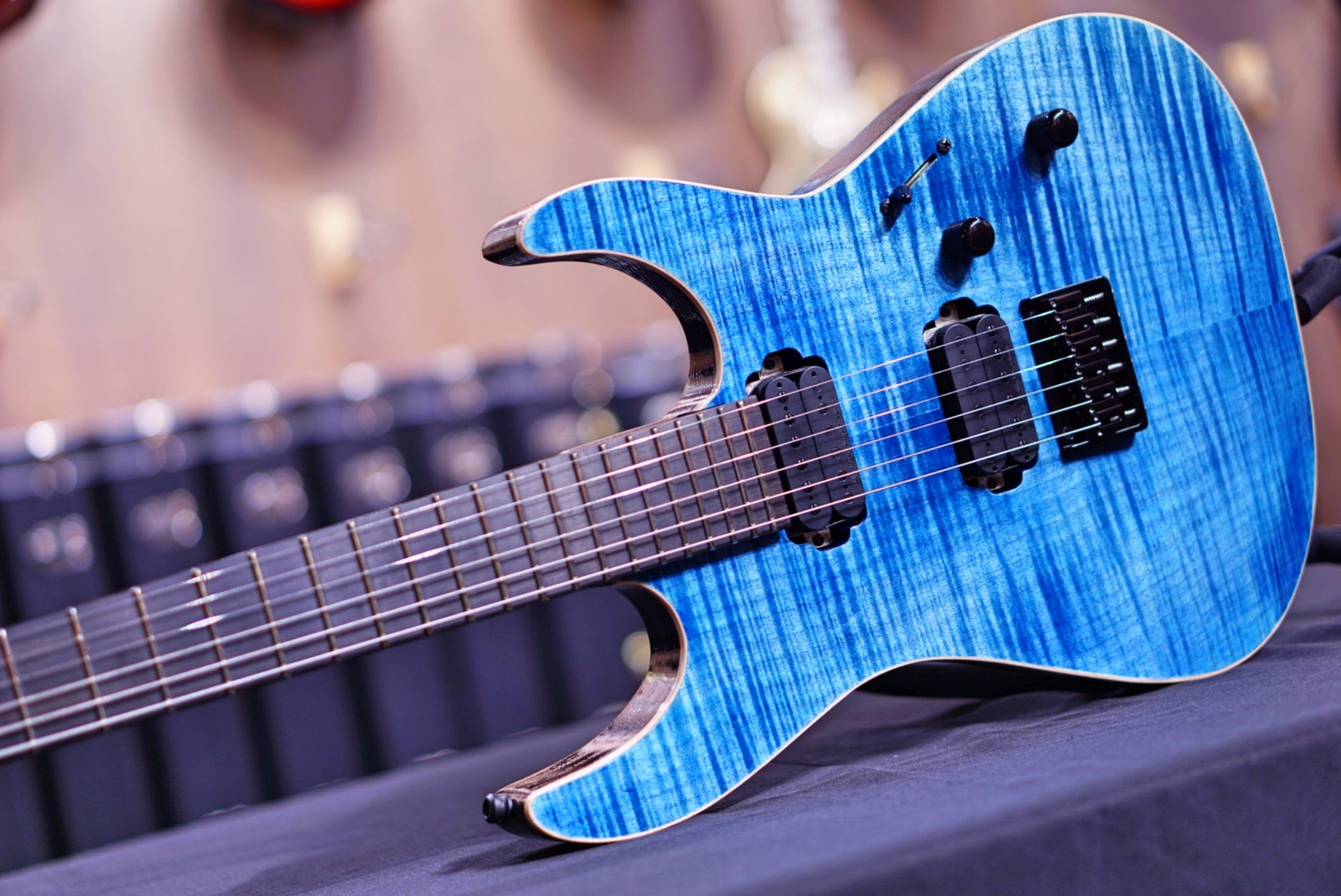 Edwards E-M-II CTM Denim Blue ED2204170 - HIENDGUITAR EDWARDS GUITAR