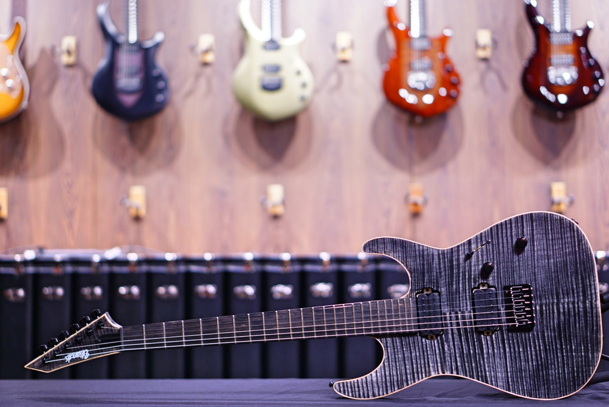 Edwards E-M-II CTM Smoky Black ED2204340 - HIENDGUITAR EDWARDS GUITAR