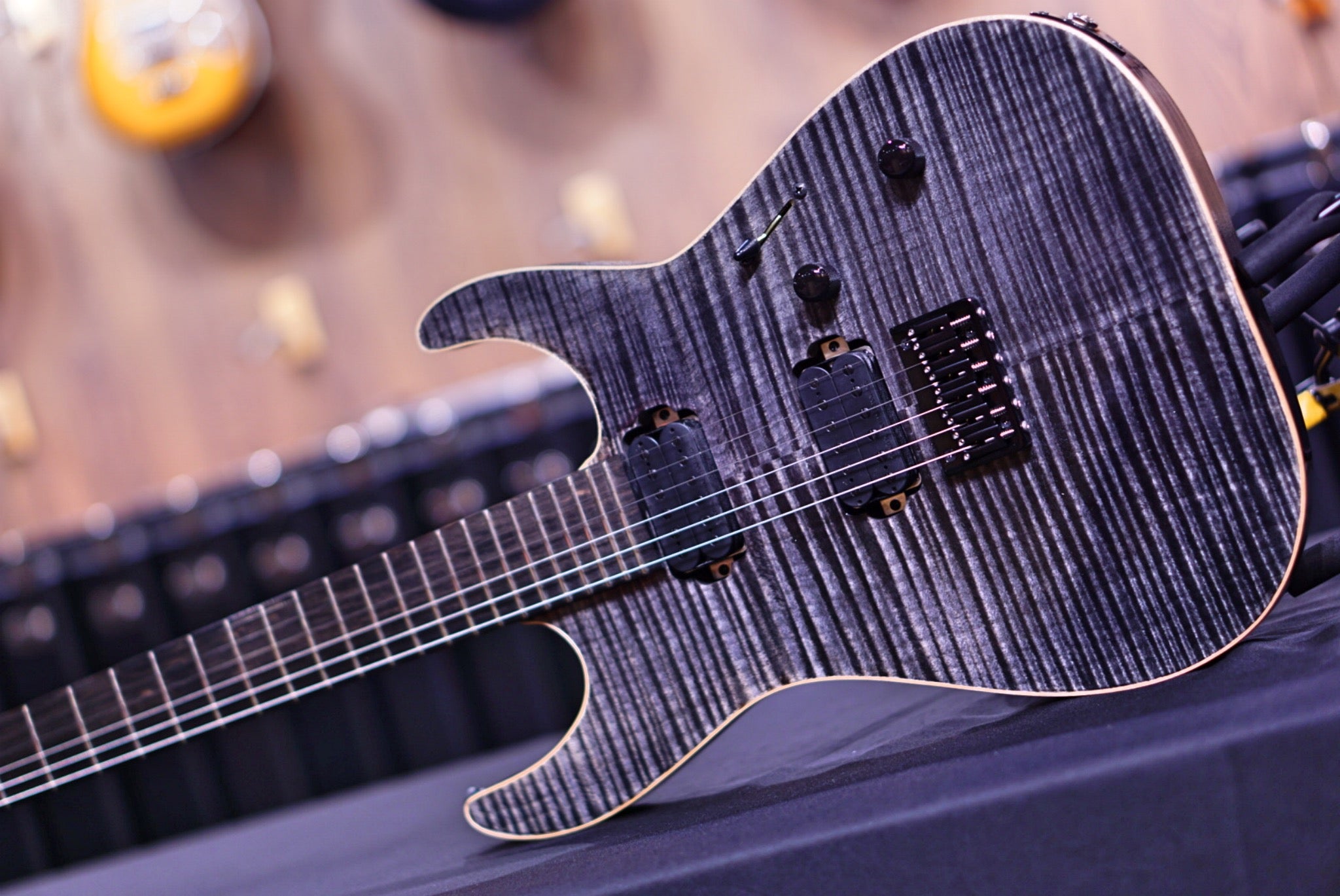 Edwards E-M-II CTM Smoky Black ED2204340 - HIENDGUITAR EDWARDS GUITAR