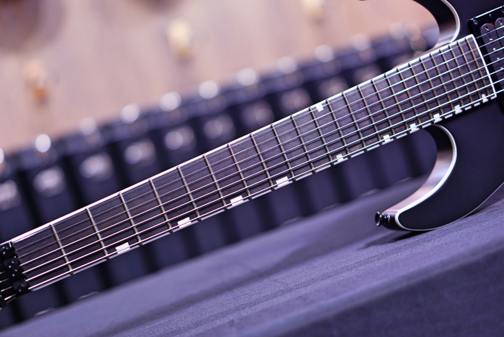 Edwards E-MR-FR7 black satin ED2151554 - HIENDGUITAR EDWARDS GUITAR