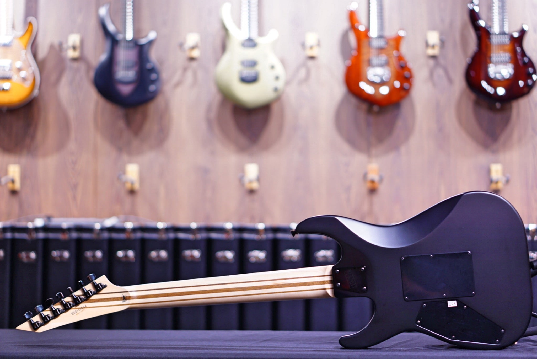 Edwards E-MR-FR7 black satin ED2151554 - HIENDGUITAR EDWARDS GUITAR