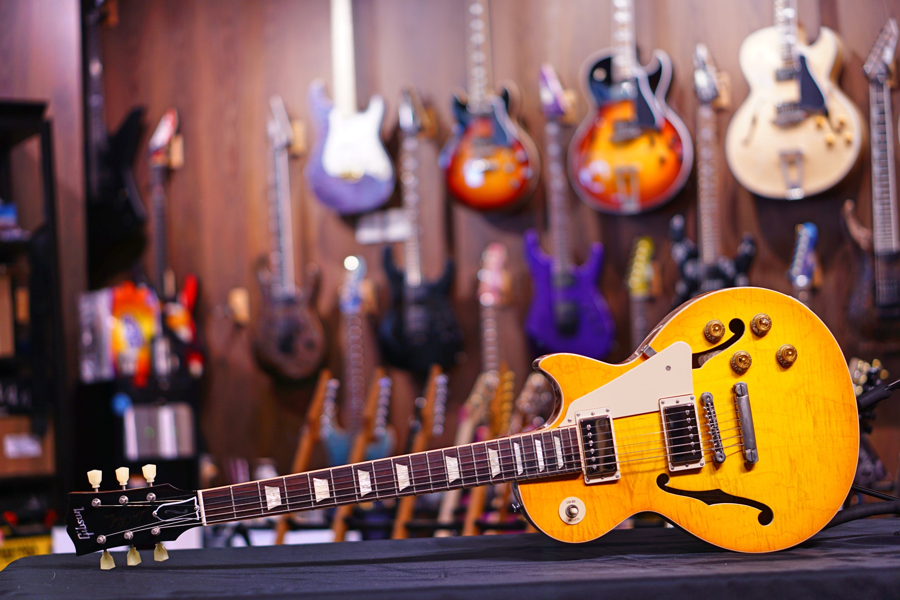 Gibson ES-Les Paul Lemon burst ESLP15LMNH1 - HIENDGUITAR GIBSON GUITAR