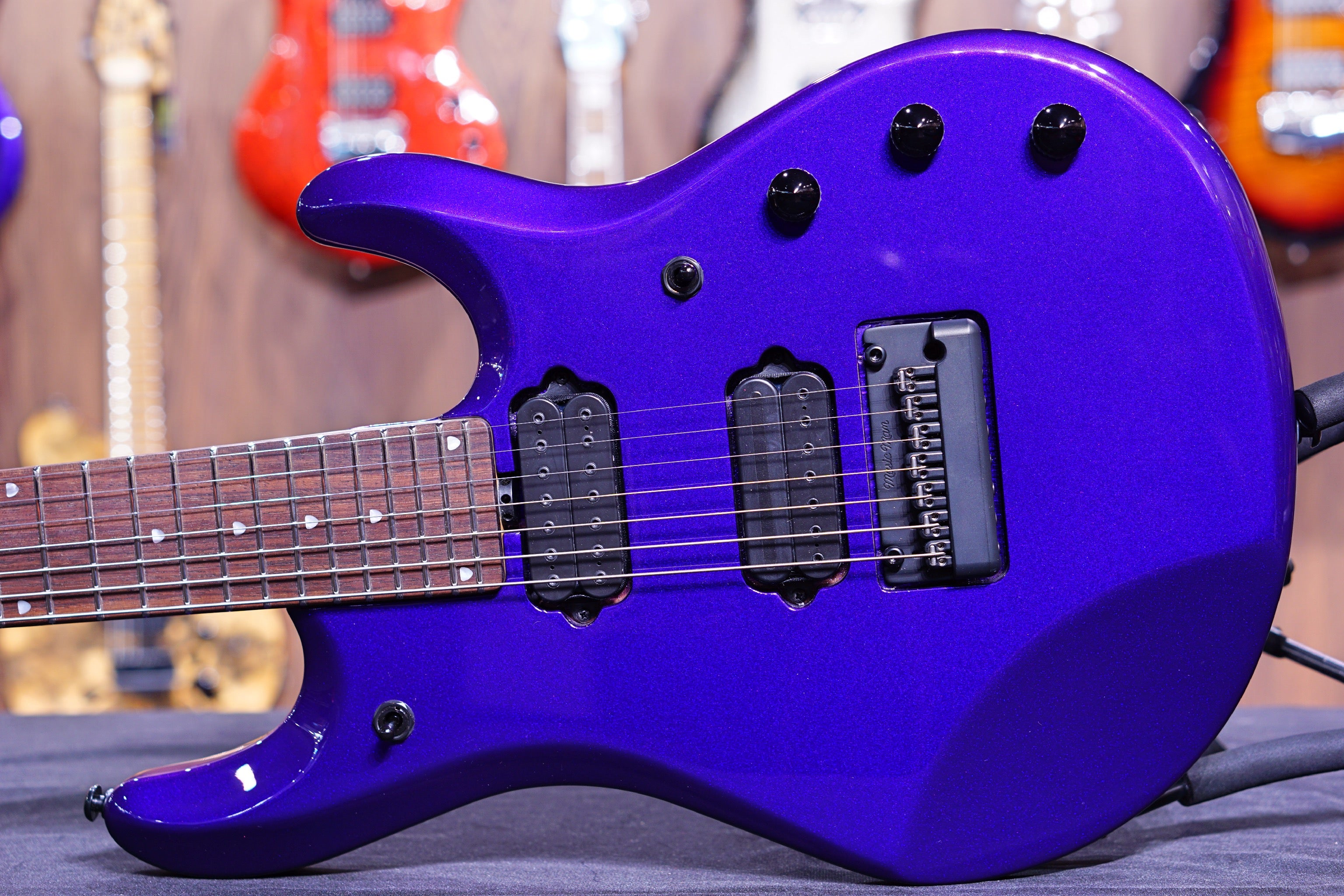 Music Man John Petrucci Jp 7 string Firemist Purple F88719 - HIENDGUITAR Musicman GUITAR