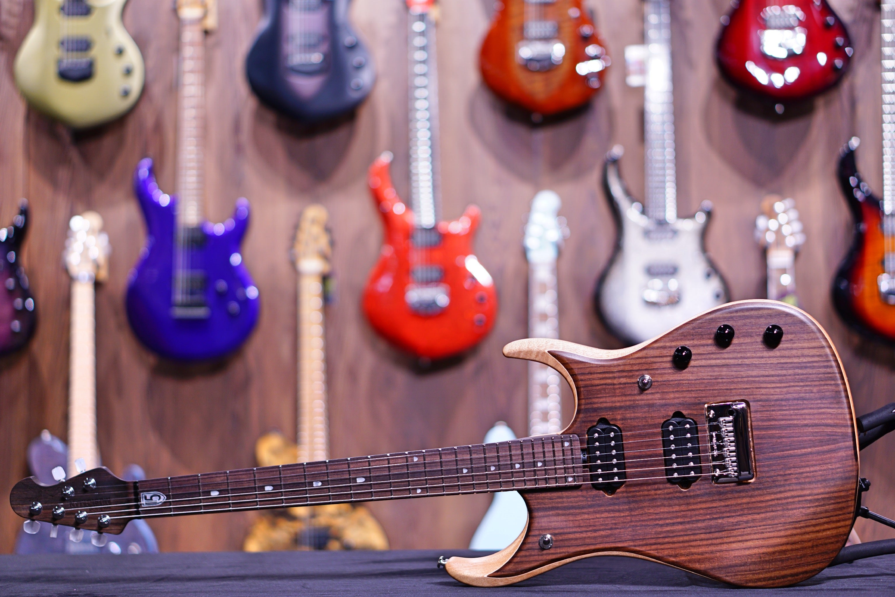 Ernie Ball Music Man BFR John Petrucci JP15 - Natural Rosewood F98563 - HIENDGUITAR Musicman GUITAR