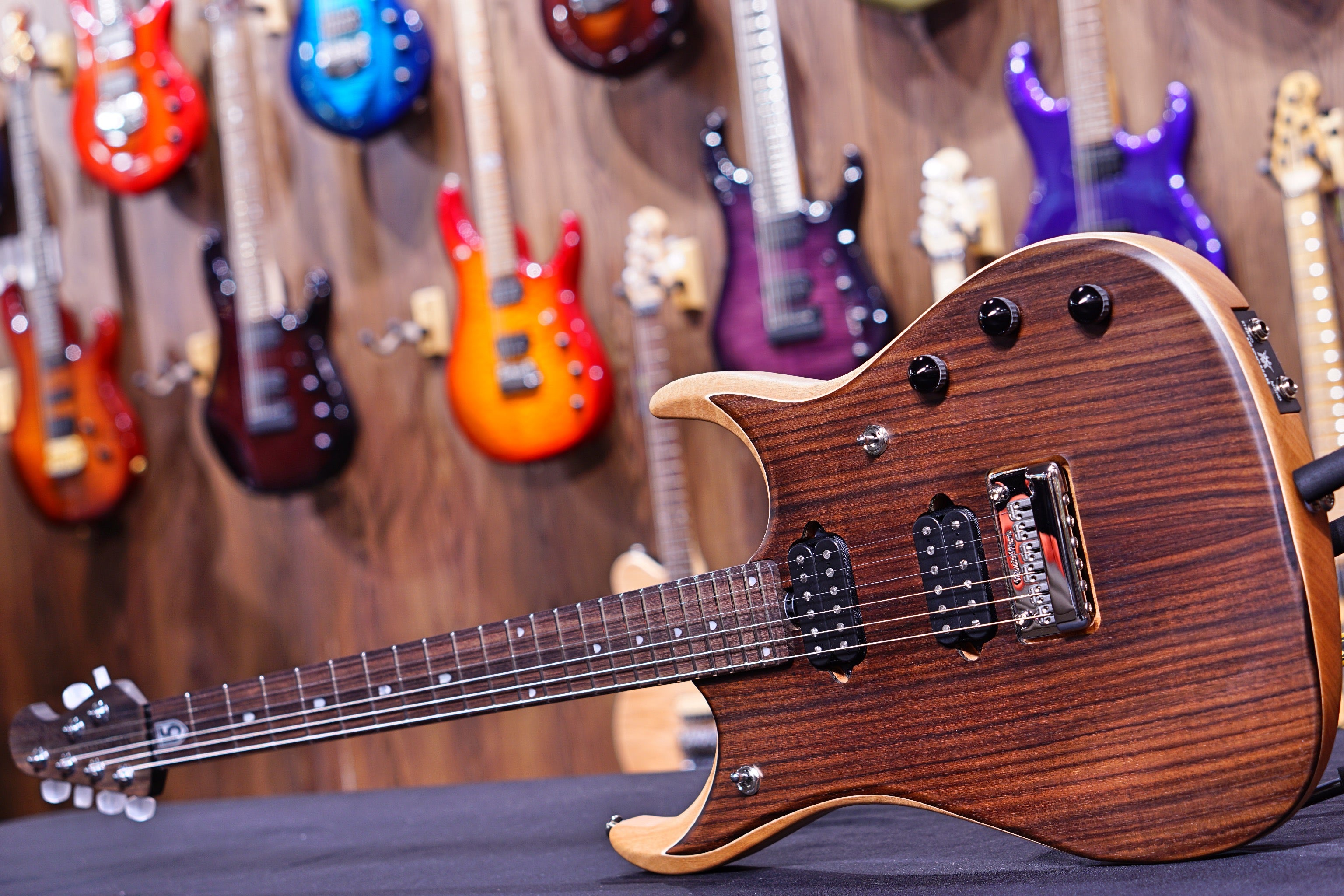 Ernie Ball Music Man BFR John Petrucci JP15 - Natural Rosewood F98563 - HIENDGUITAR Musicman GUITAR