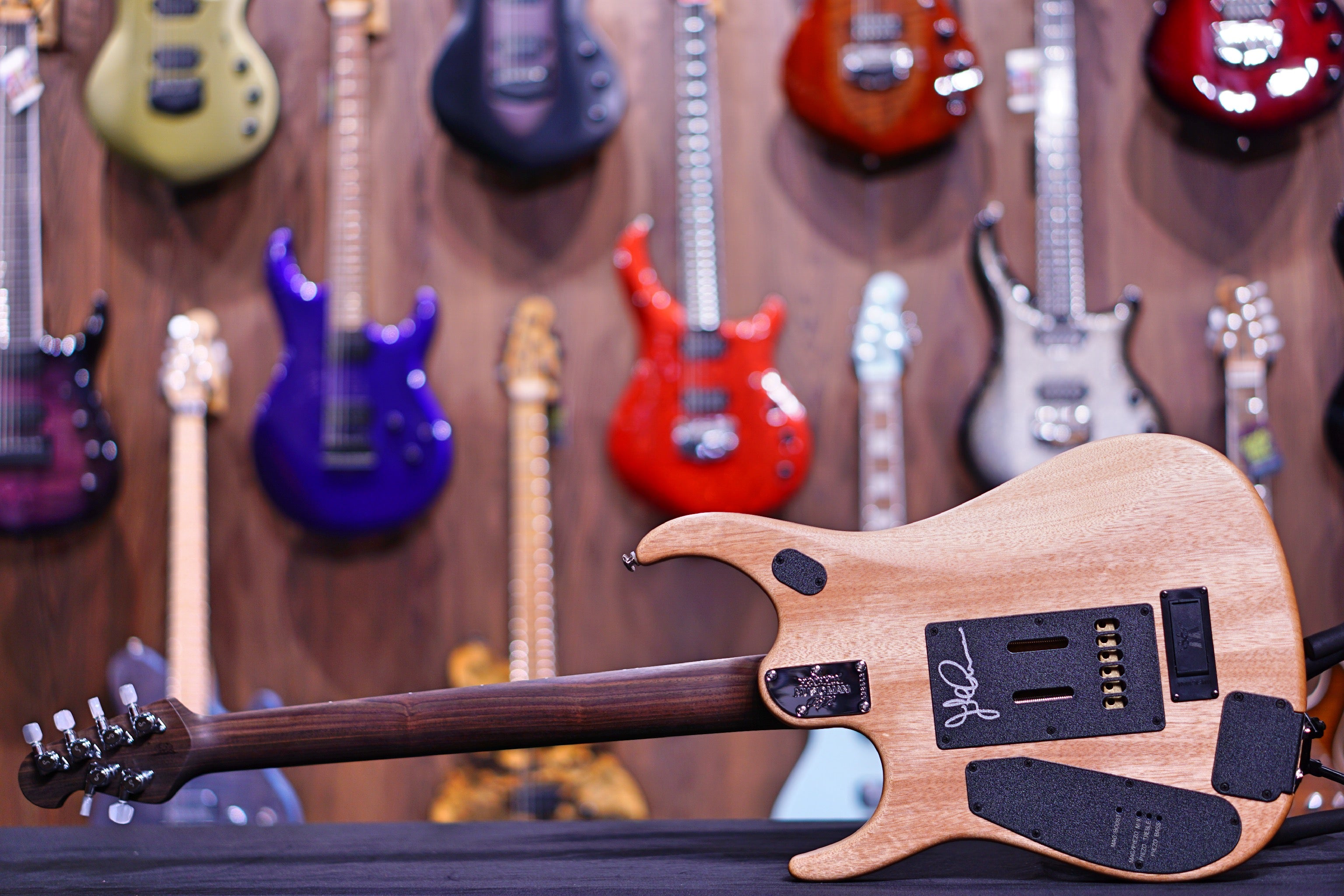 Ernie Ball Music Man BFR John Petrucci JP15 - Natural Rosewood F98563 - HIENDGUITAR Musicman GUITAR