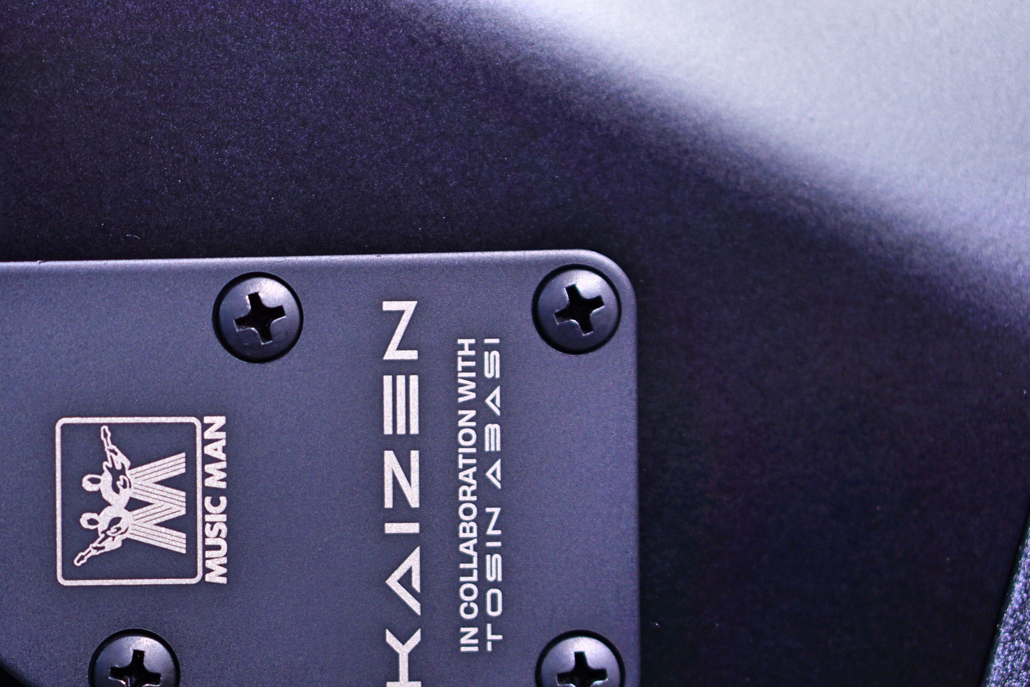 Ernie ball Musicman Kaizen 7 Spectraflare apollo black S08373 - HIENDGUITAR Musicman GUITAR