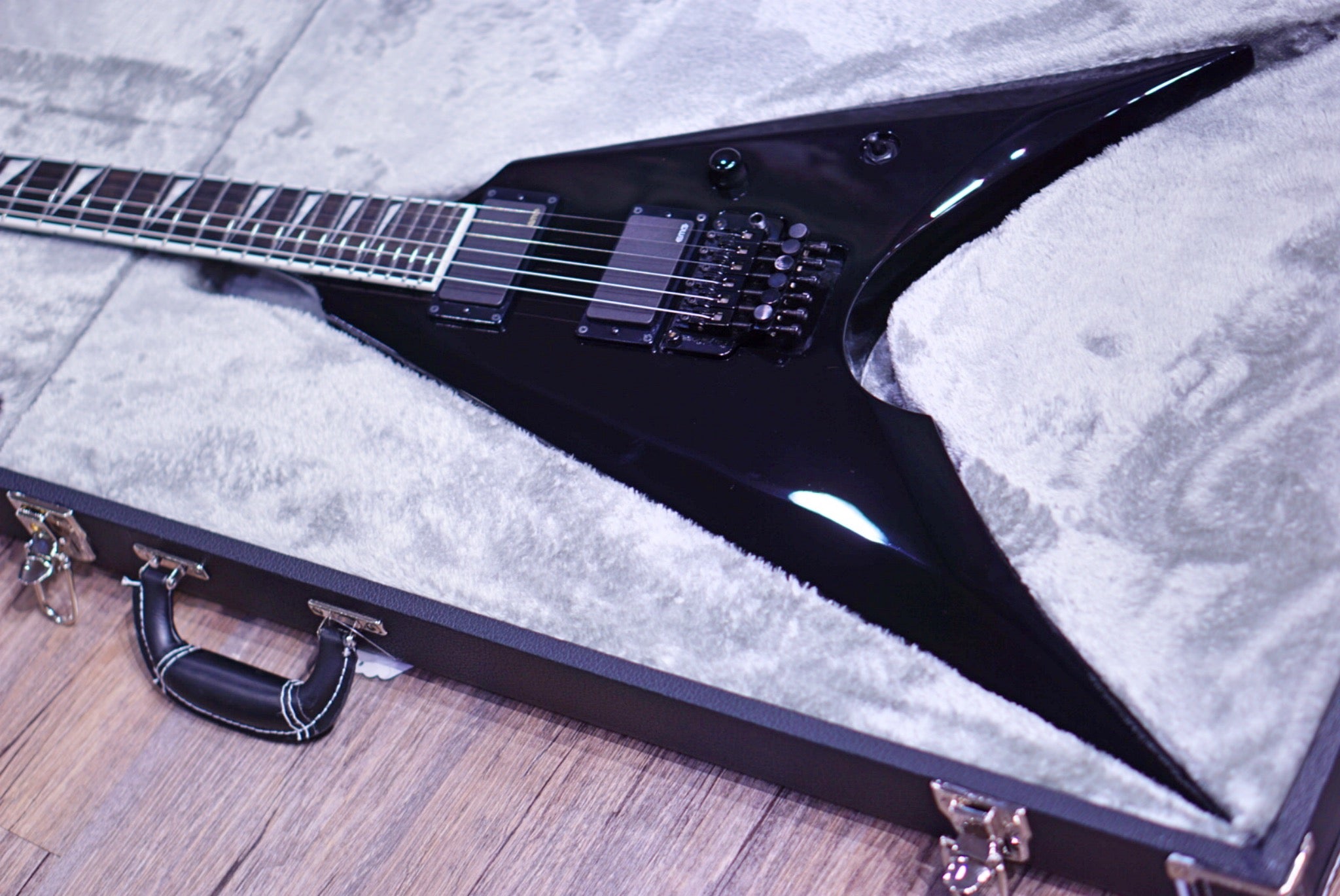 ESP E-II ARROW BLACK FR ES6273213 - HIENDGUITAR E-II GUITAR