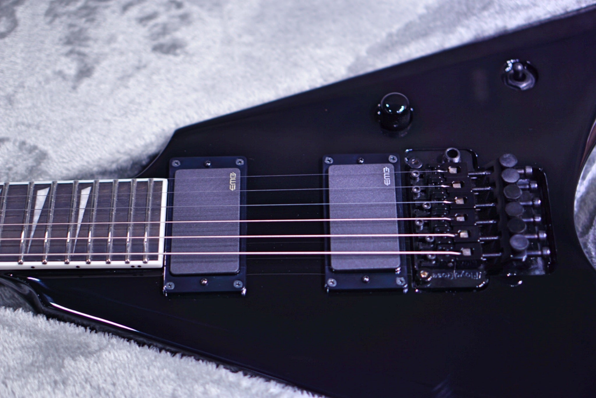 ESP E-II ARROW BLACK FR ES6273213 - HIENDGUITAR E-II GUITAR