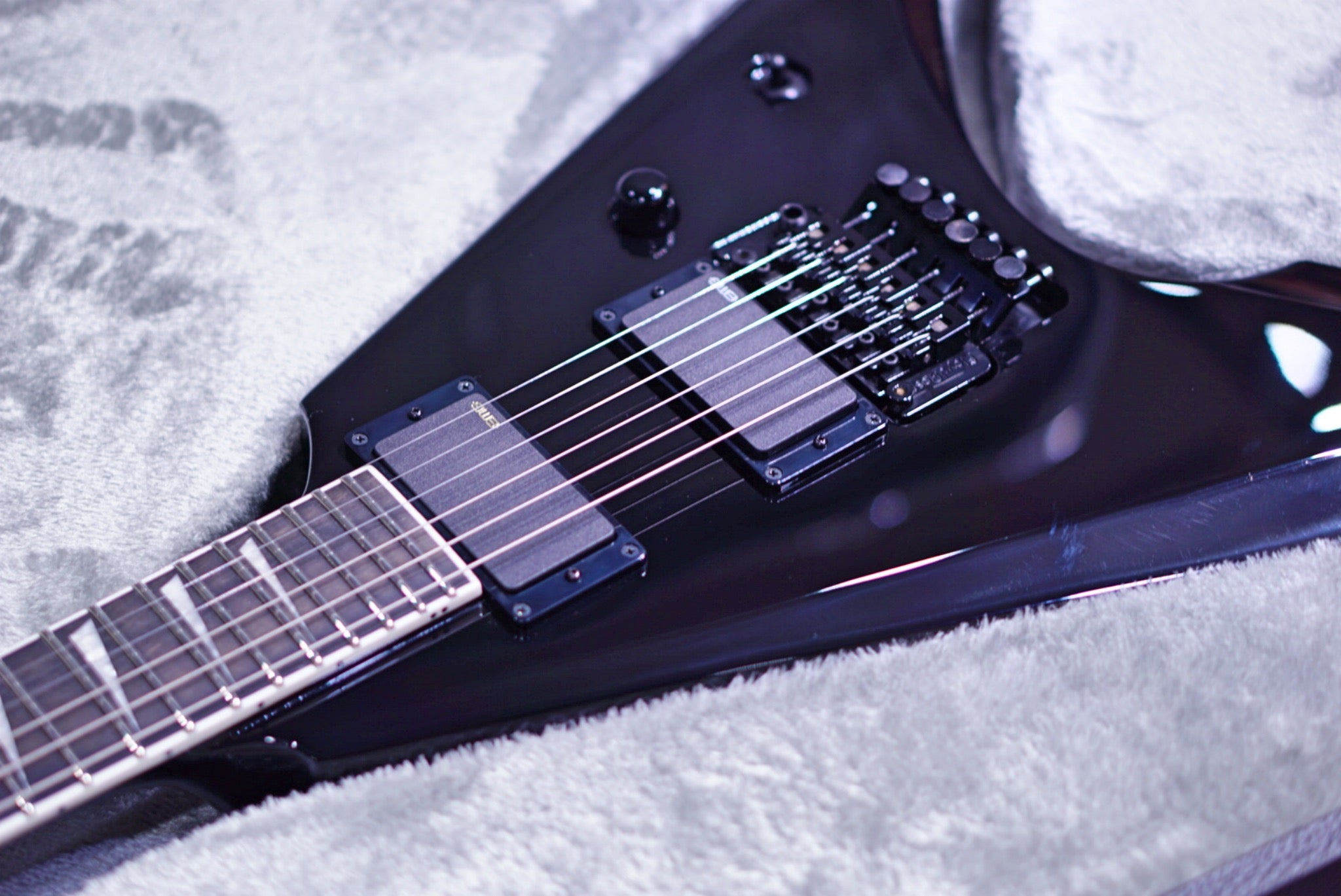 ESP E-II ARROW BLACK FR ES6273213 - HIENDGUITAR E-II GUITAR