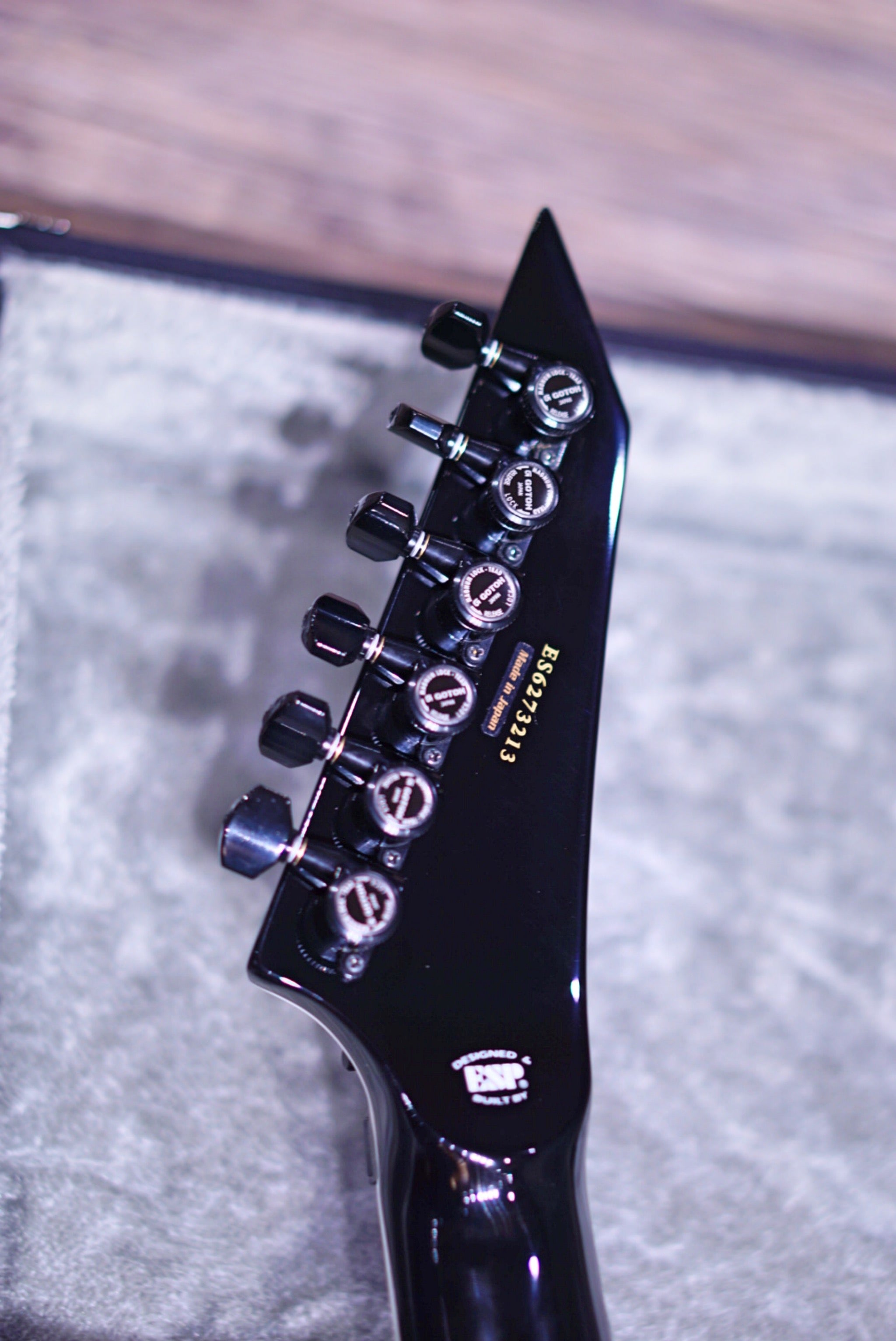 ESP E-II ARROW BLACK FR ES6273213 - HIENDGUITAR E-II GUITAR