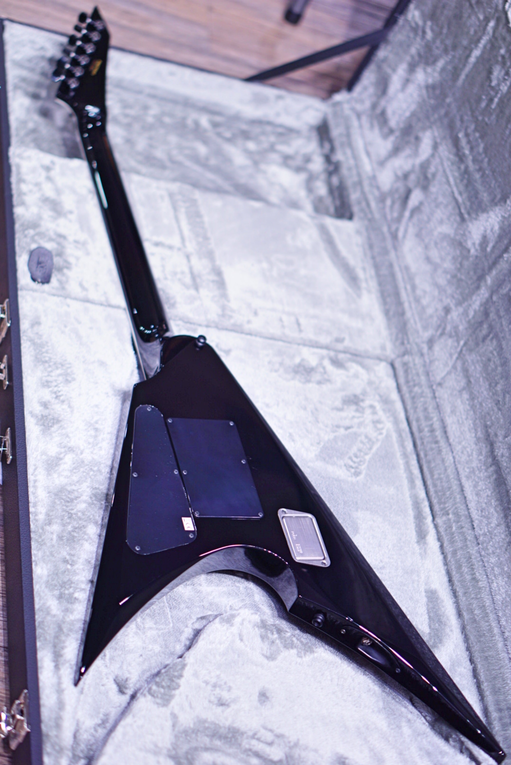 ESP E-II ARROW BLACK FR ES6273213 - HIENDGUITAR E-II GUITAR