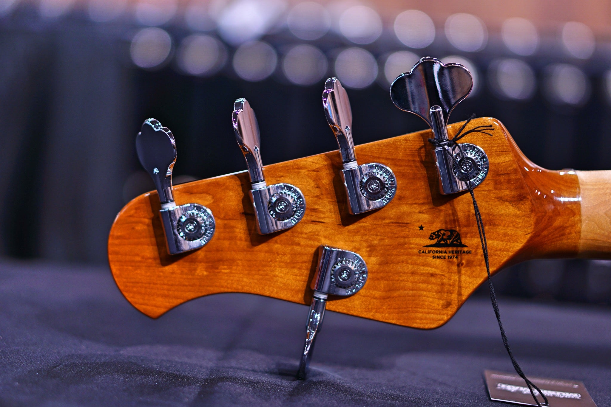 Ernie Ball Music Man StingRay Special 5 HH Bass Guitar - Snowy Night with Maple Fingerboard F97204 - HIENDGUITAR Musicman bass