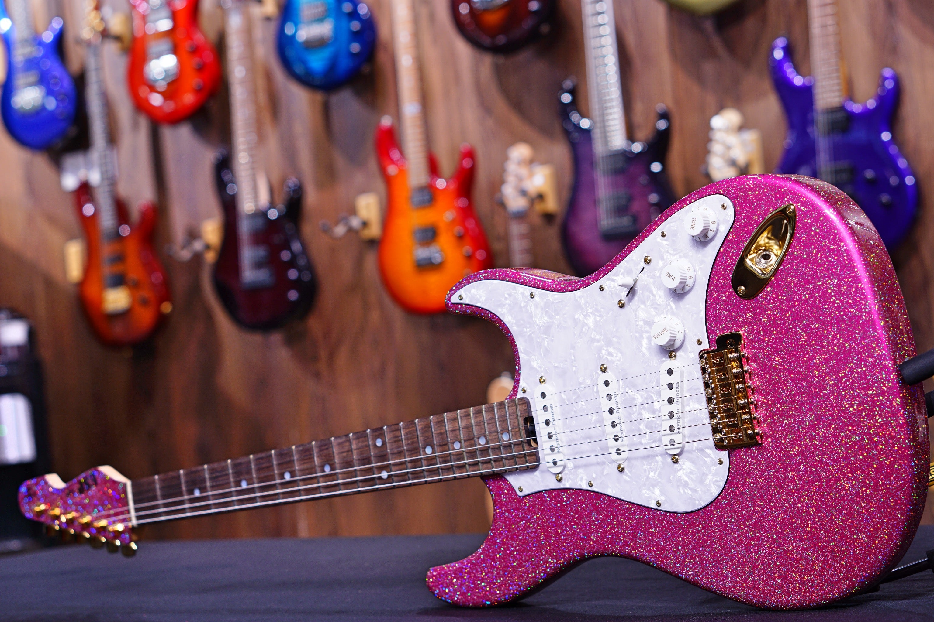 ESP SNAPPER Takayoshi Ohmura Custom -Twinkle Pink Rosewood fretboard E1500212 - HIENDGUITAR ESP GUITAR