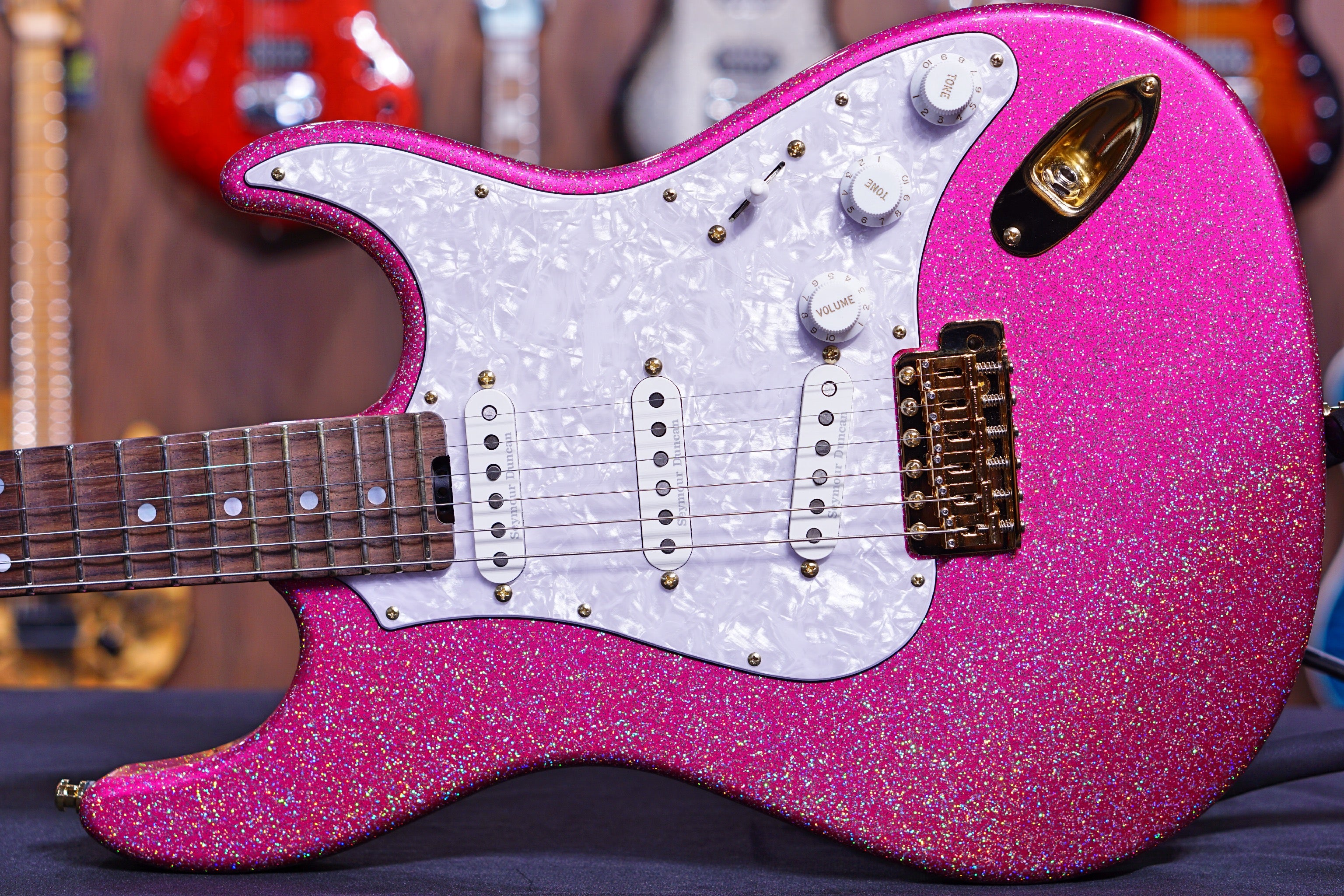 ESP SNAPPER Takayoshi Ohmura Custom -Twinkle Pink Rosewood fretboard E1500212 - HIENDGUITAR ESP GUITAR