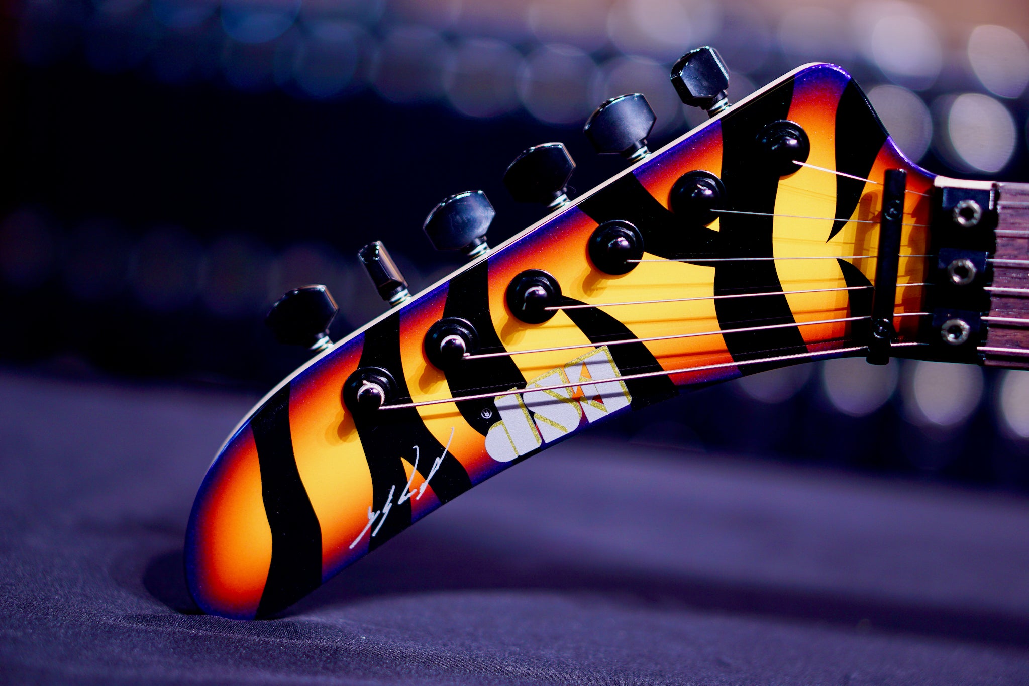 ESP George Lynch Sunburst tiger E5031222 - HIENDGUITAR ESP GUITAR