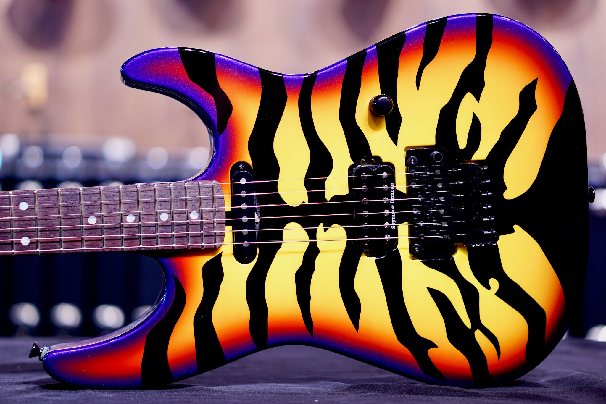 ESP George Lynch Sunburst tiger E5031222 - HIENDGUITAR ESP GUITAR